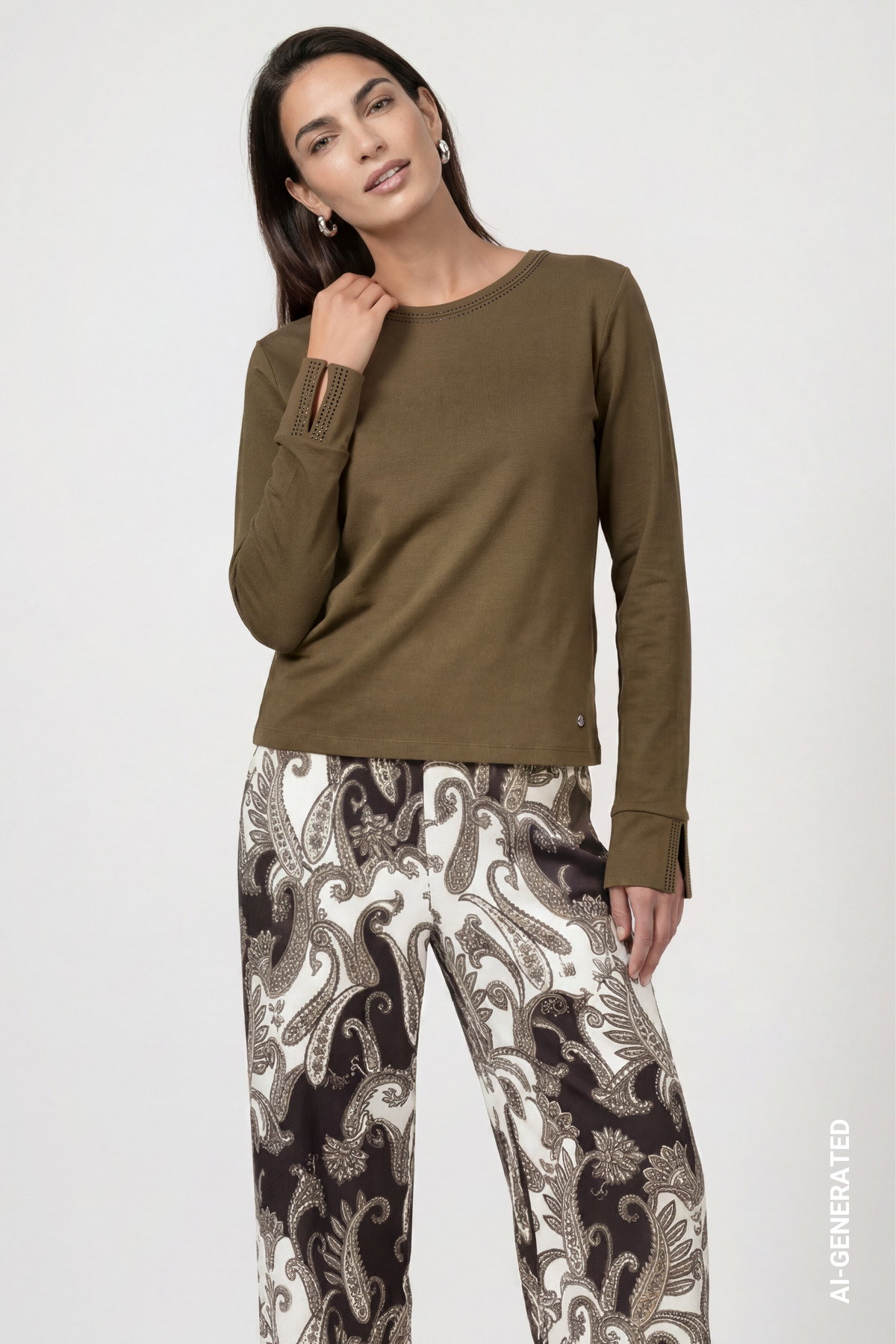 Pullover, olive #2