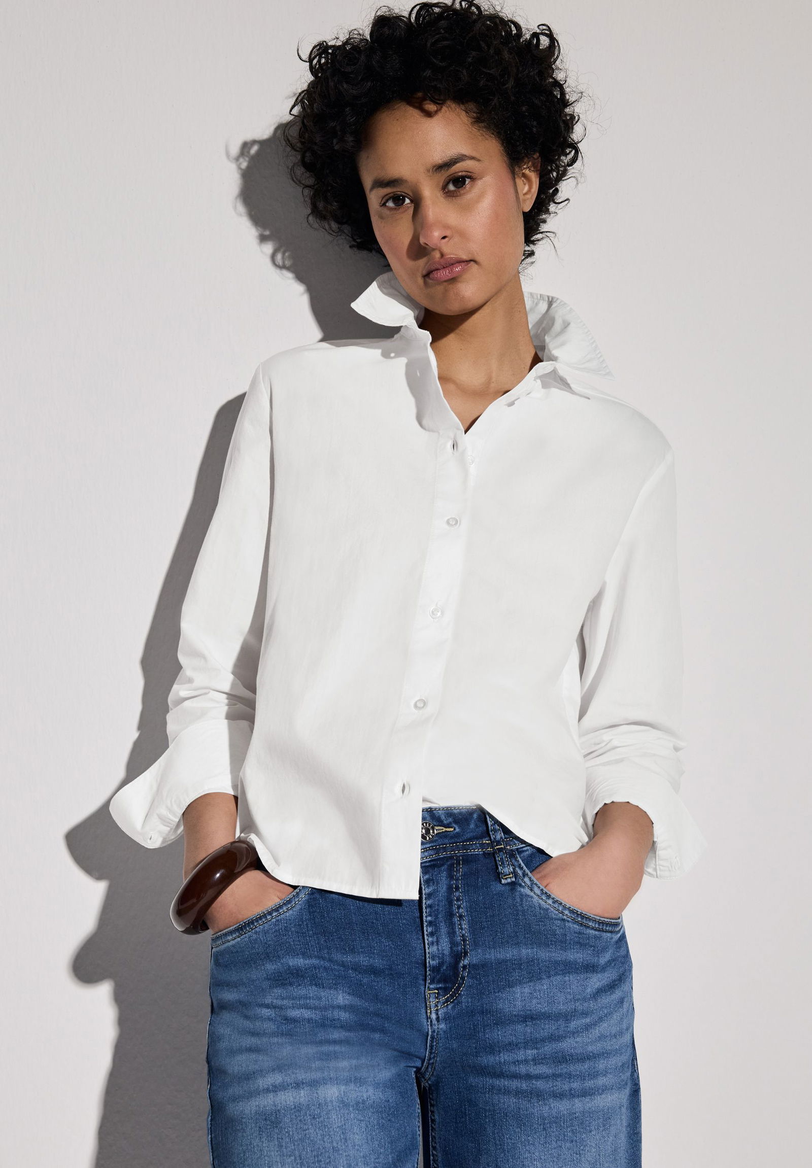 Street One |  Street One Druckbluse  | 40 | white