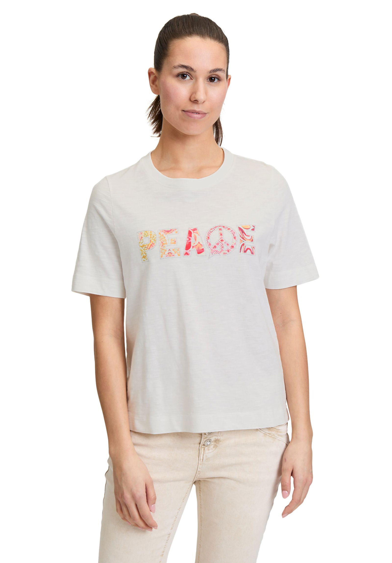 Cartoon | Printshirt | 42 | patch cream/pink