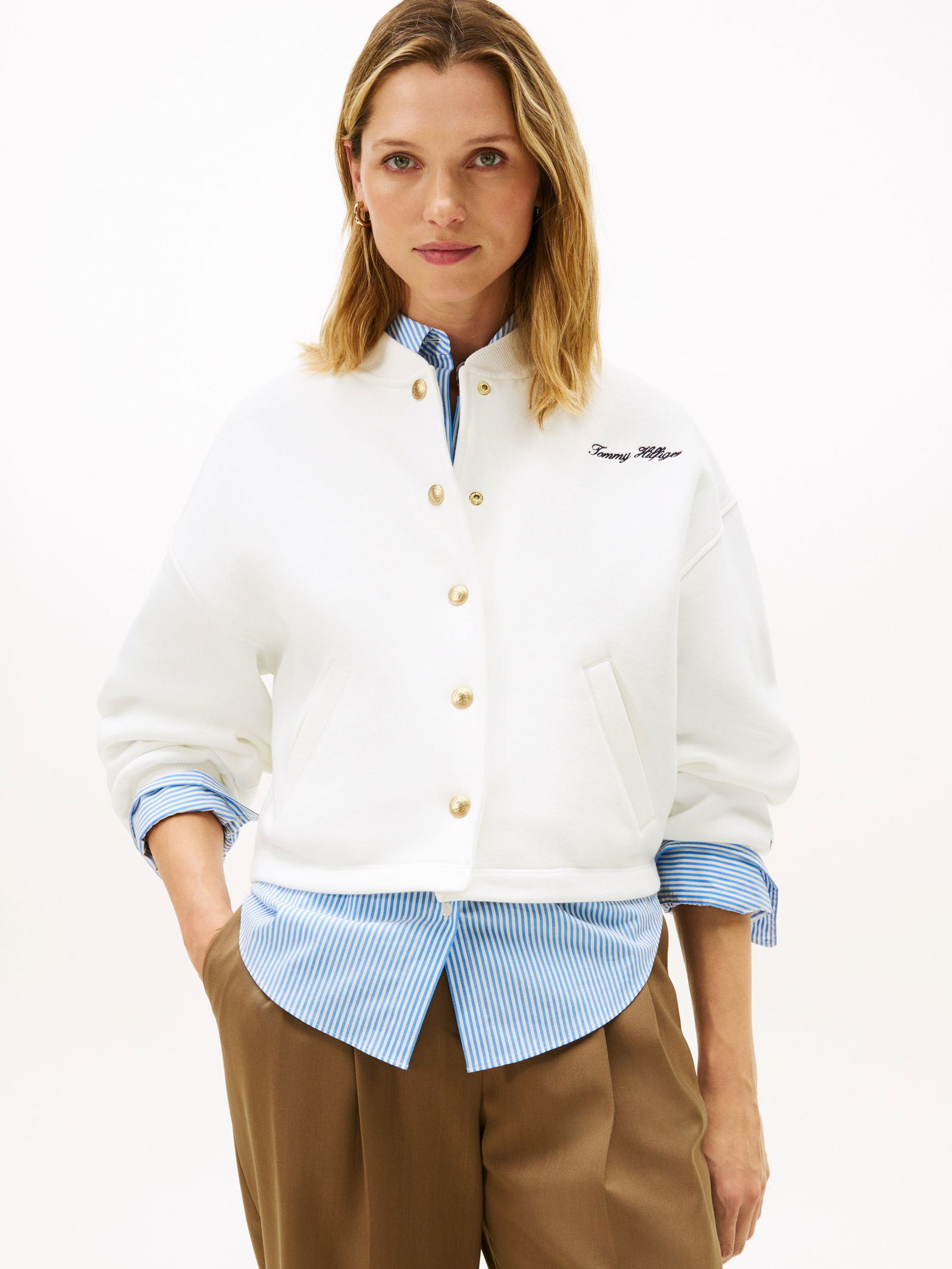 Tommy Hilfiger |  Tommy Hilfiger Funktionsjacke  | L | ecru