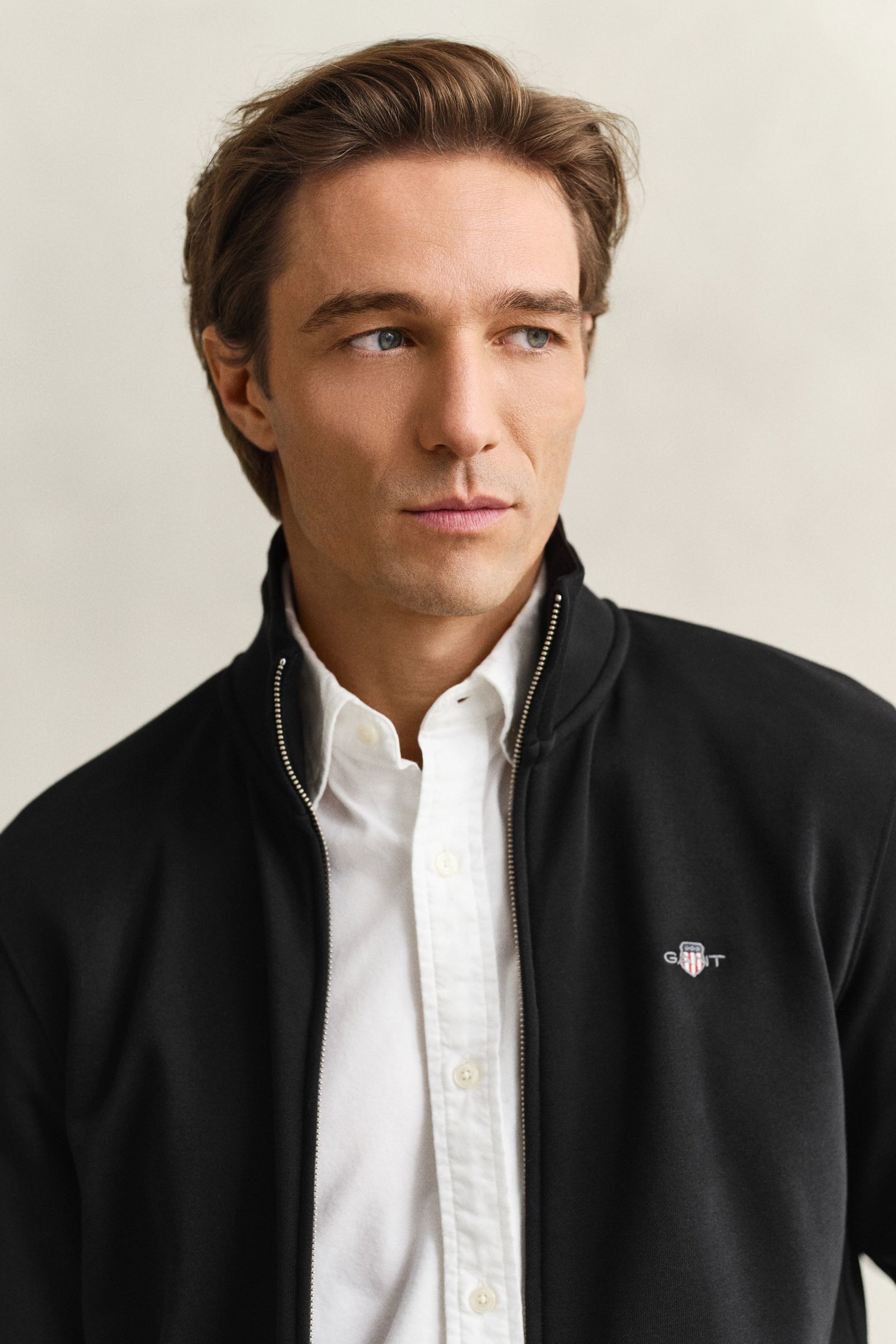 Gant |  Gant Sweatjacke "Shield" | XL | black