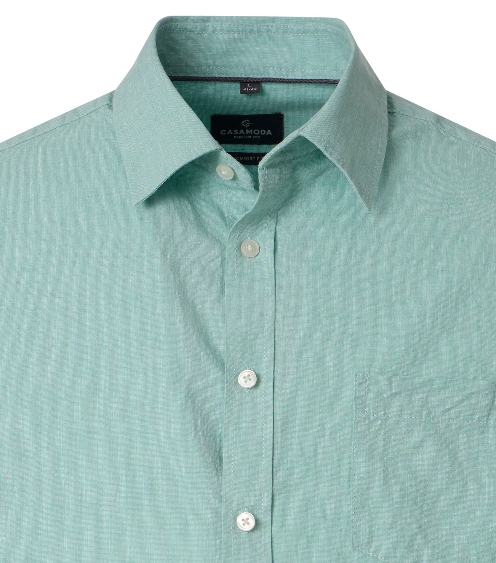 Casa Moda |  Casa Moda Hemd Regular Fit  | M | grün