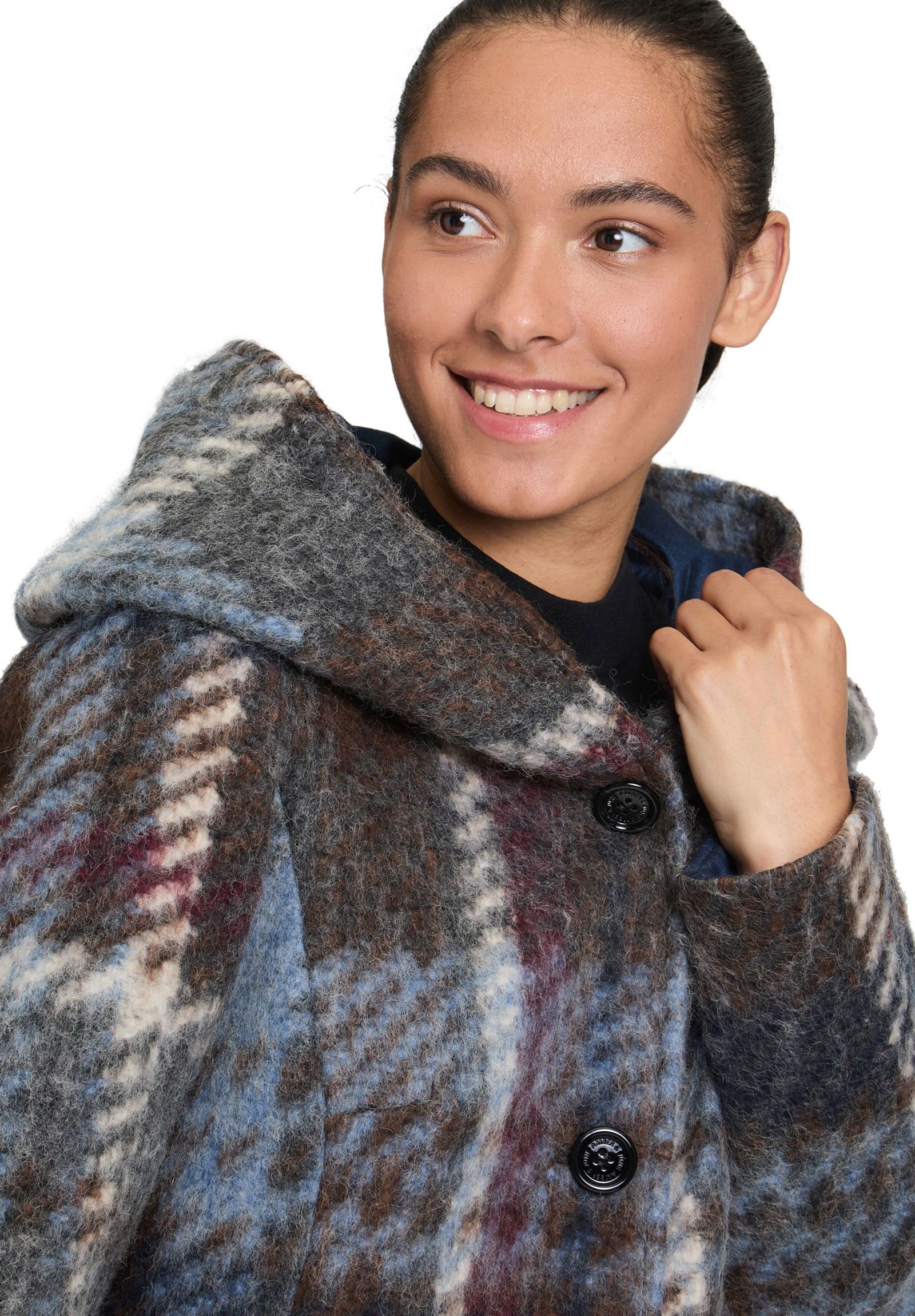 Amber & June | Amber & June Funktionsjacke | 46 | blau/braun