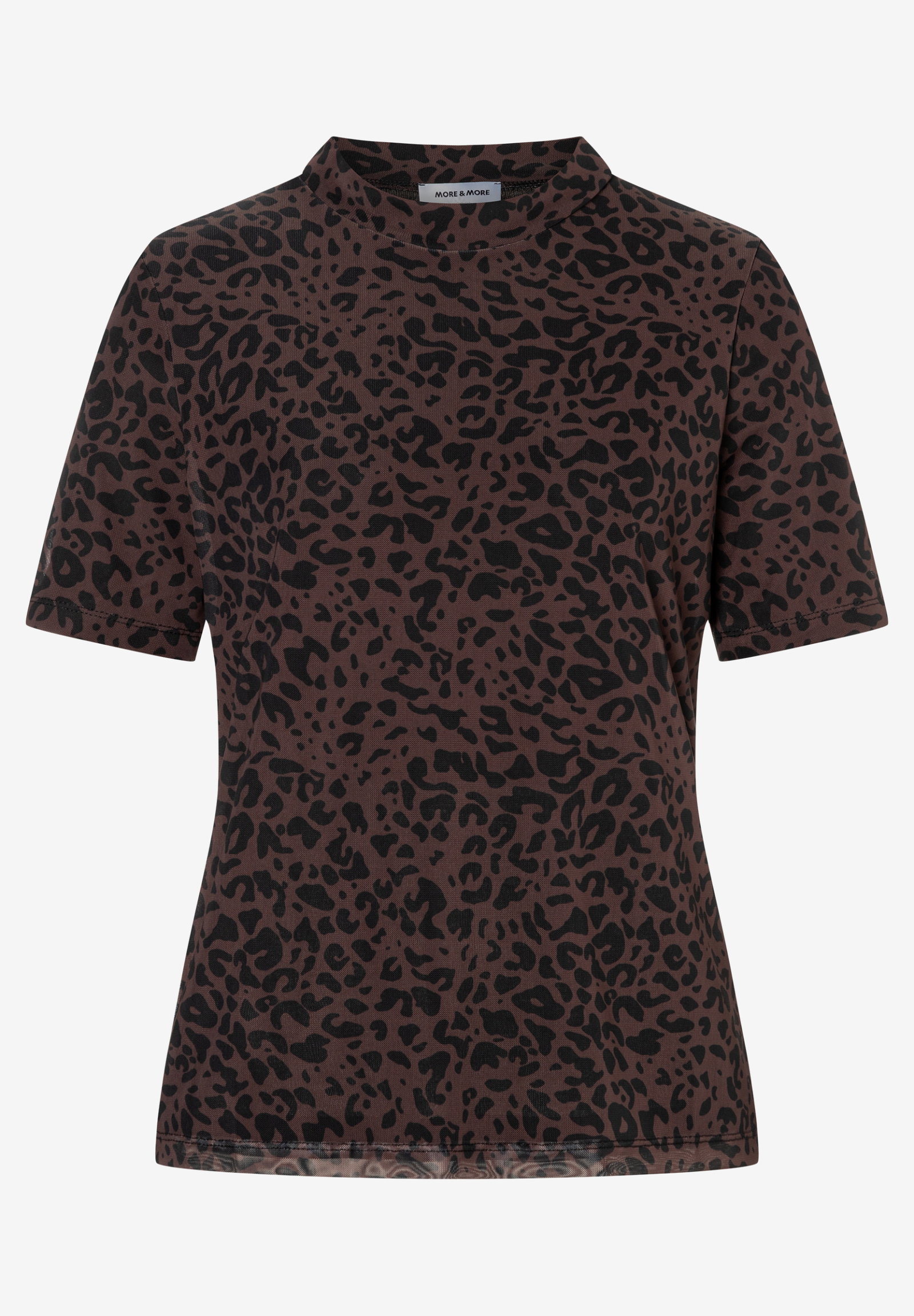 Mesh Shirt, twotone leo print #1