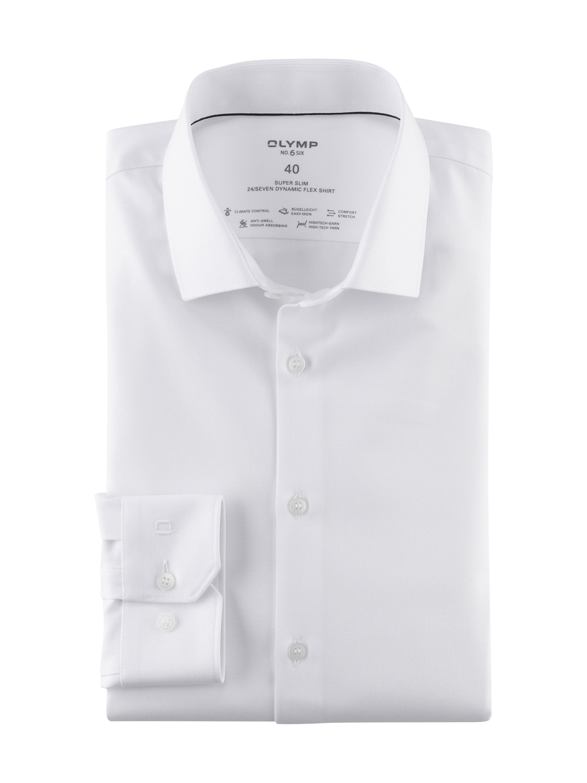 Olymp |  Olymp Hemd Modern Fit  | 40 | weiß