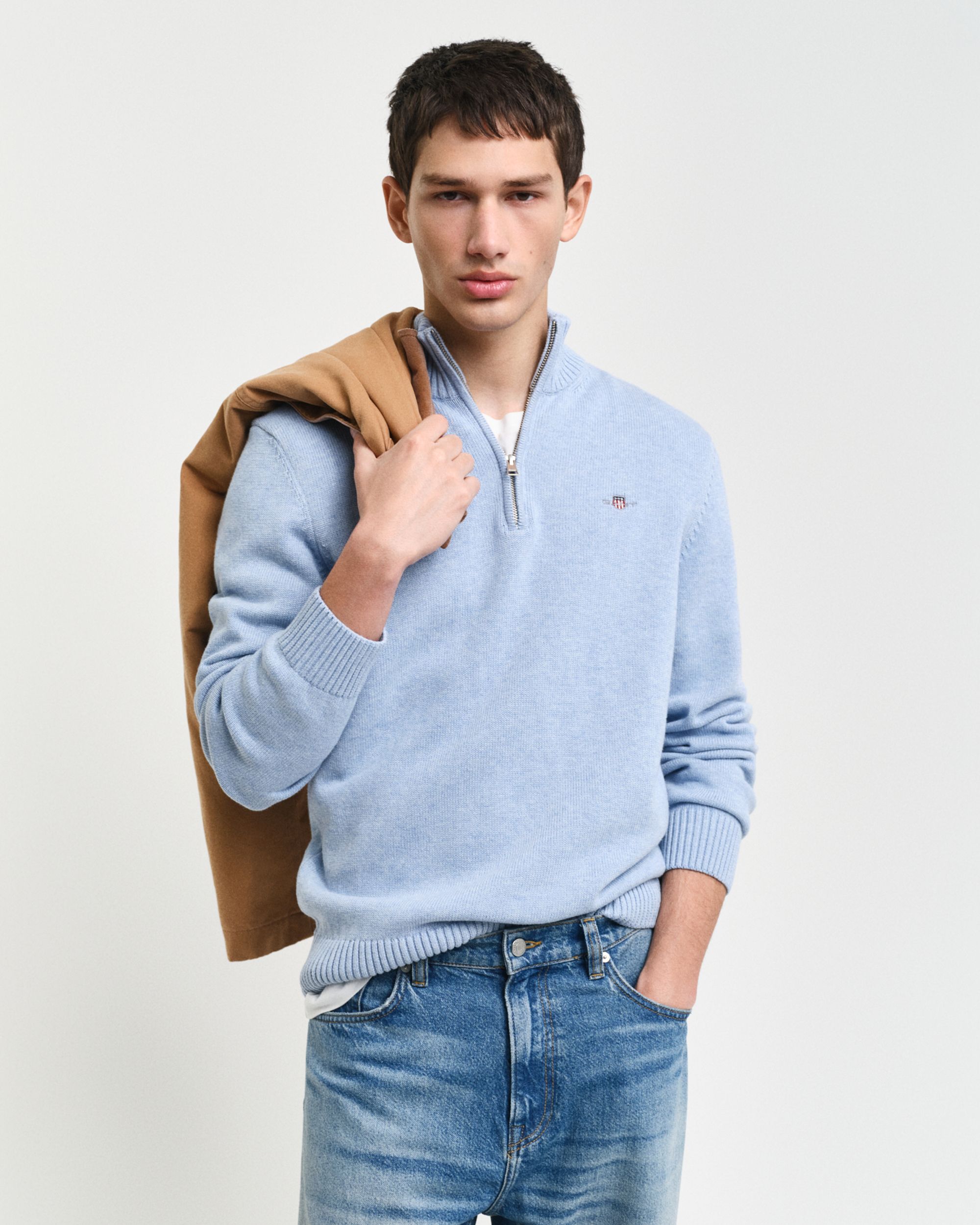 Gant |  Gant Pullover  | L | light blue melange