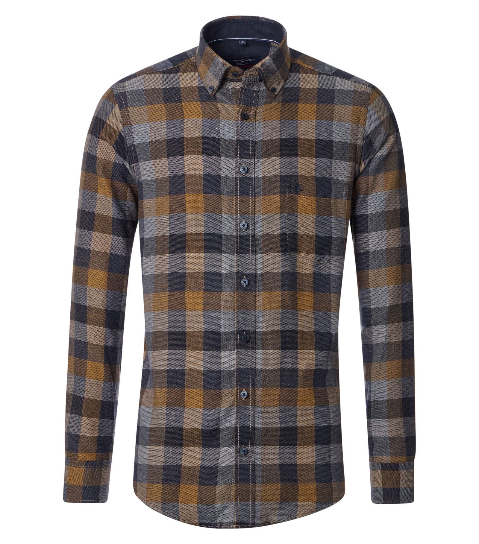 Casa Moda | Casa Moda Hemd Regular Fit | L | gelb