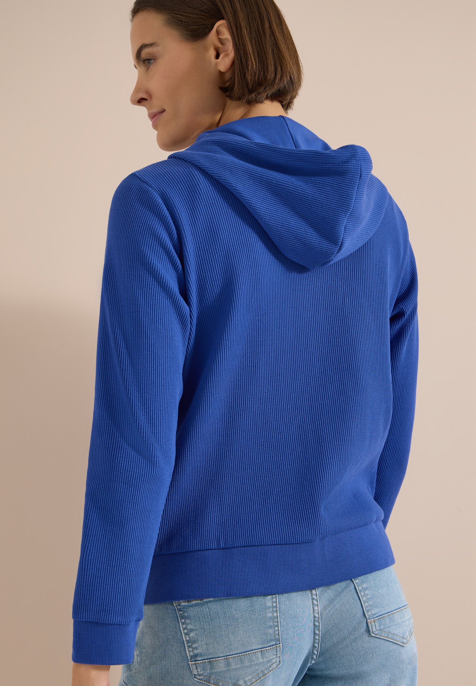 NOS Structured T-Shirt Jacket, deep river blue #4