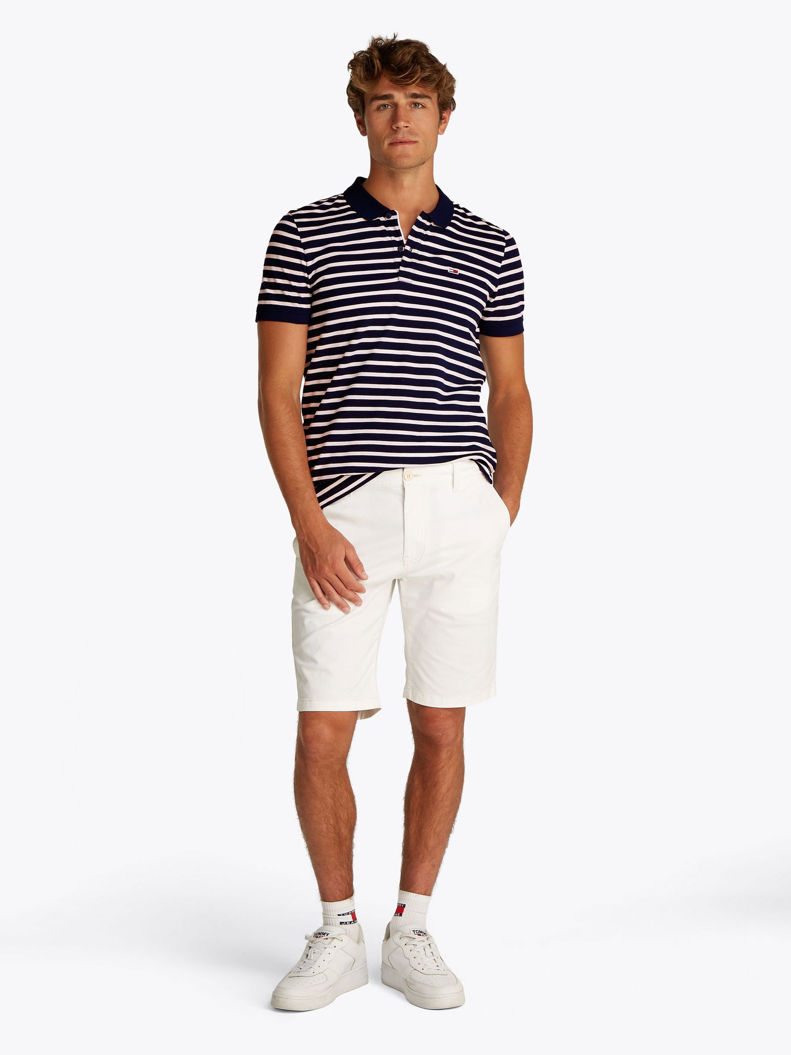 Tommy Jeans | Tommy Jeans Poloshirt | XXL | desert sky/white