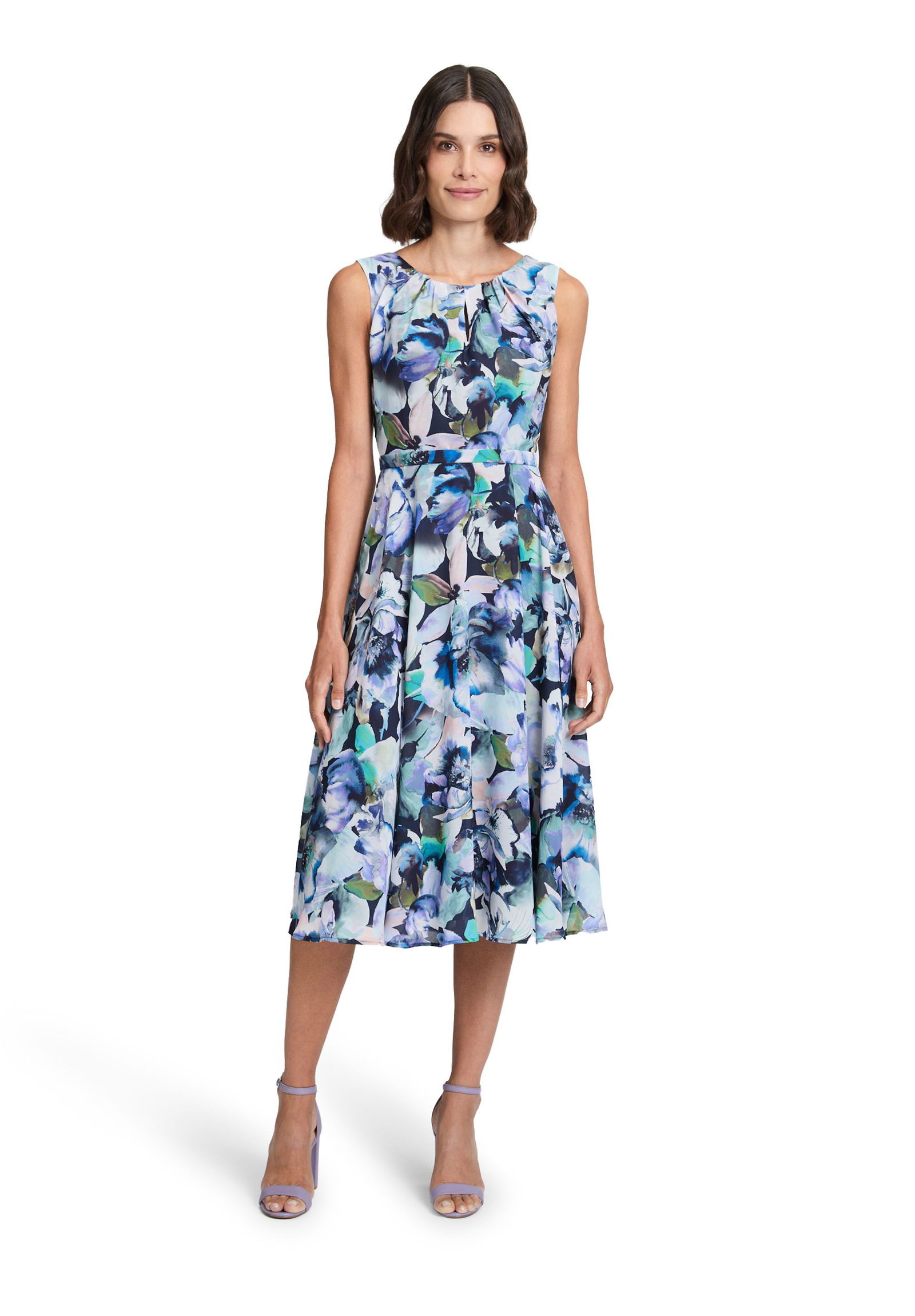 Vera Mont |  Vera Mont Kurzes Kleid  | 40 | blau/grün