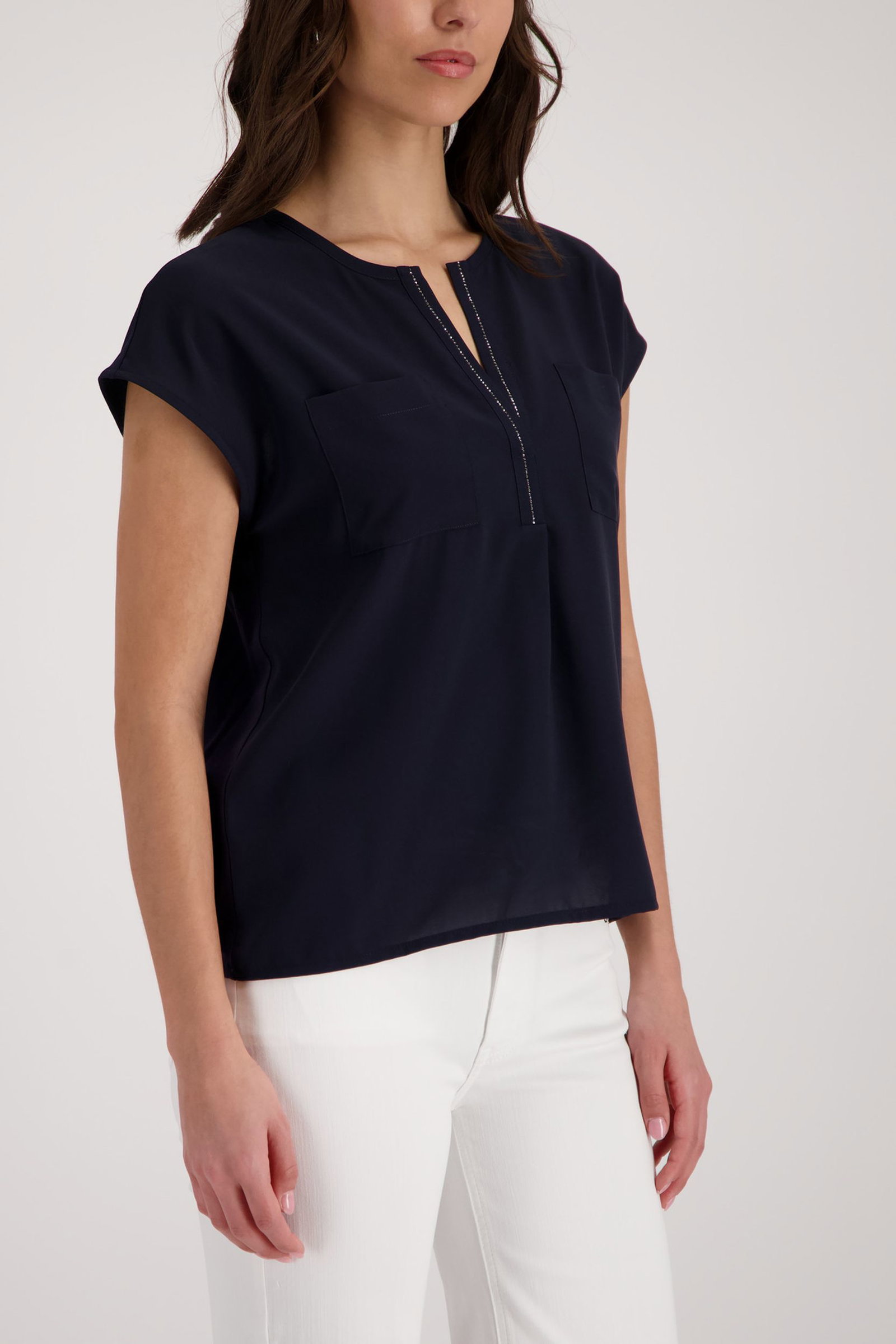 Monari |  Bluse, marine | 36 | marine