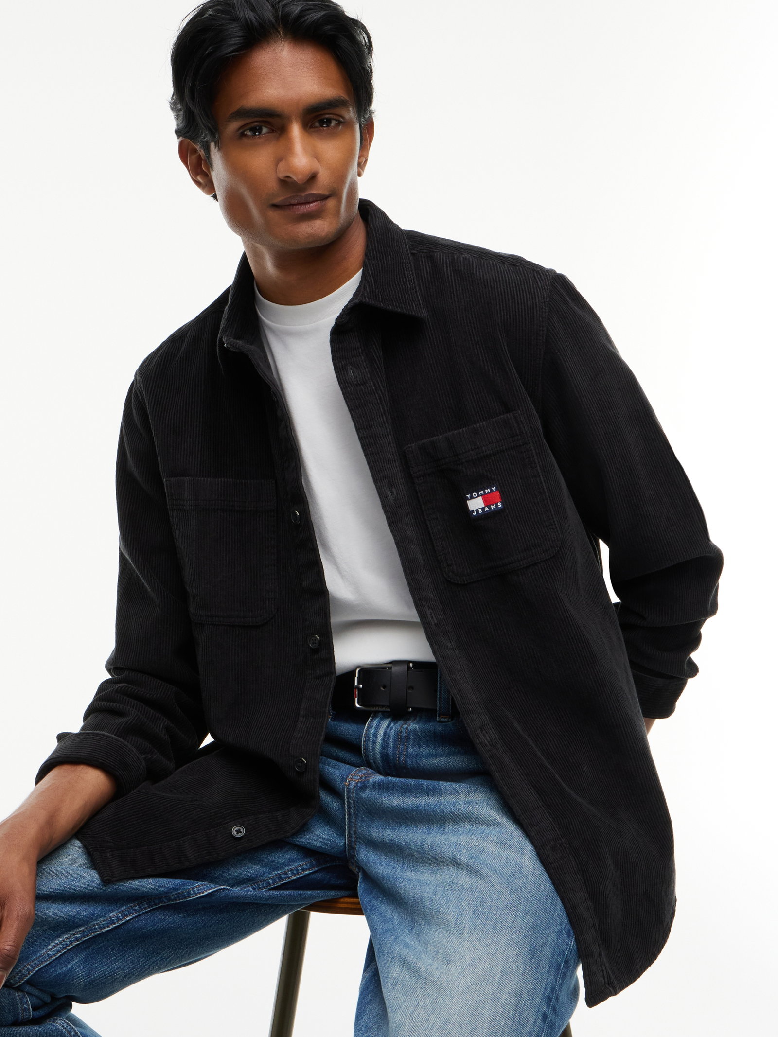 TJM RLX CORDUROY SHIRT EXT, BLACK #3
