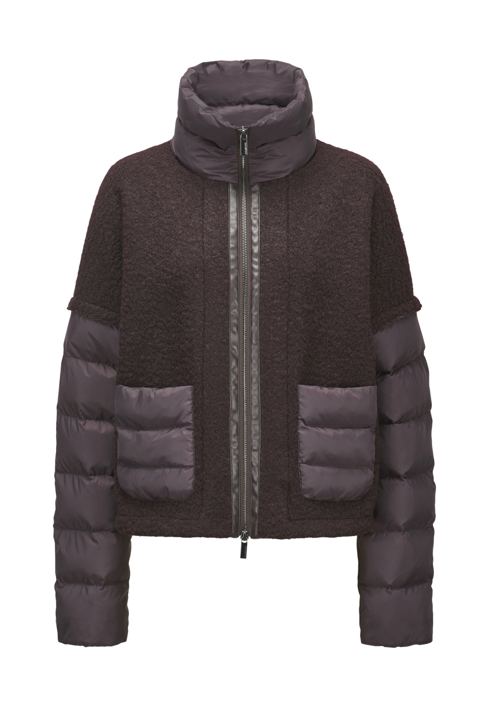 Milestone MILESTONE Jacke MSMomo im Material-Mix in Dunkelbraun #1