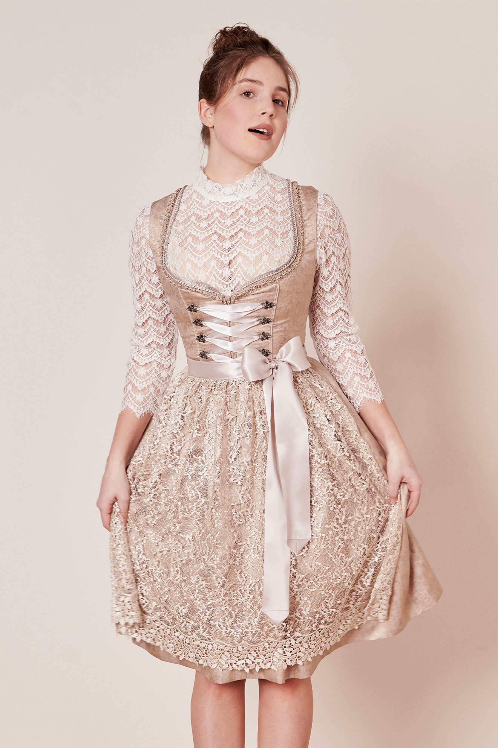  |  Krüger Dirndl "Gerda" 60cm | 40 | beige