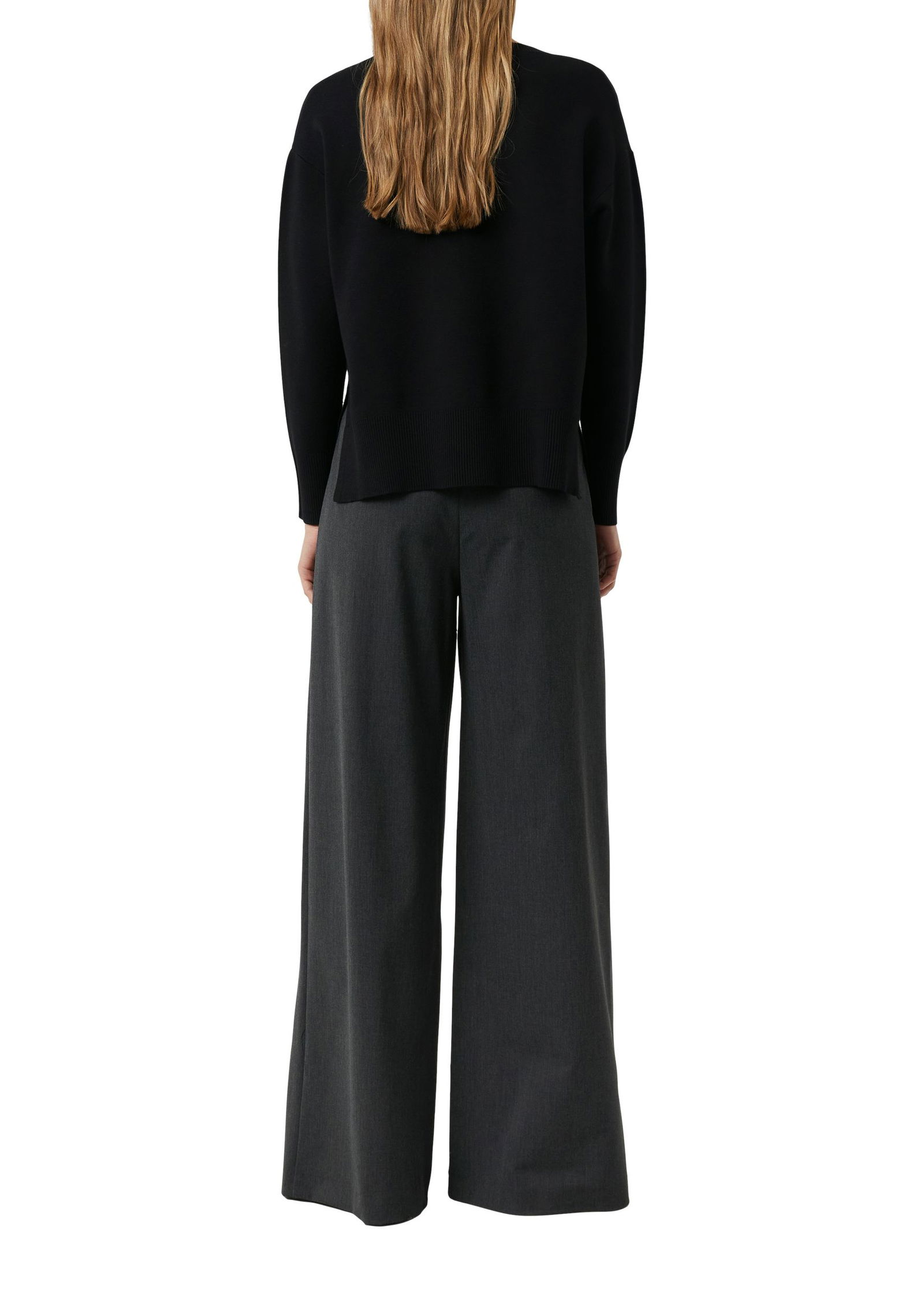 067c0d26b67d6bbbb32695c82bbd6b5c Comma | Comma Strickpullover | 44 | schwarz
