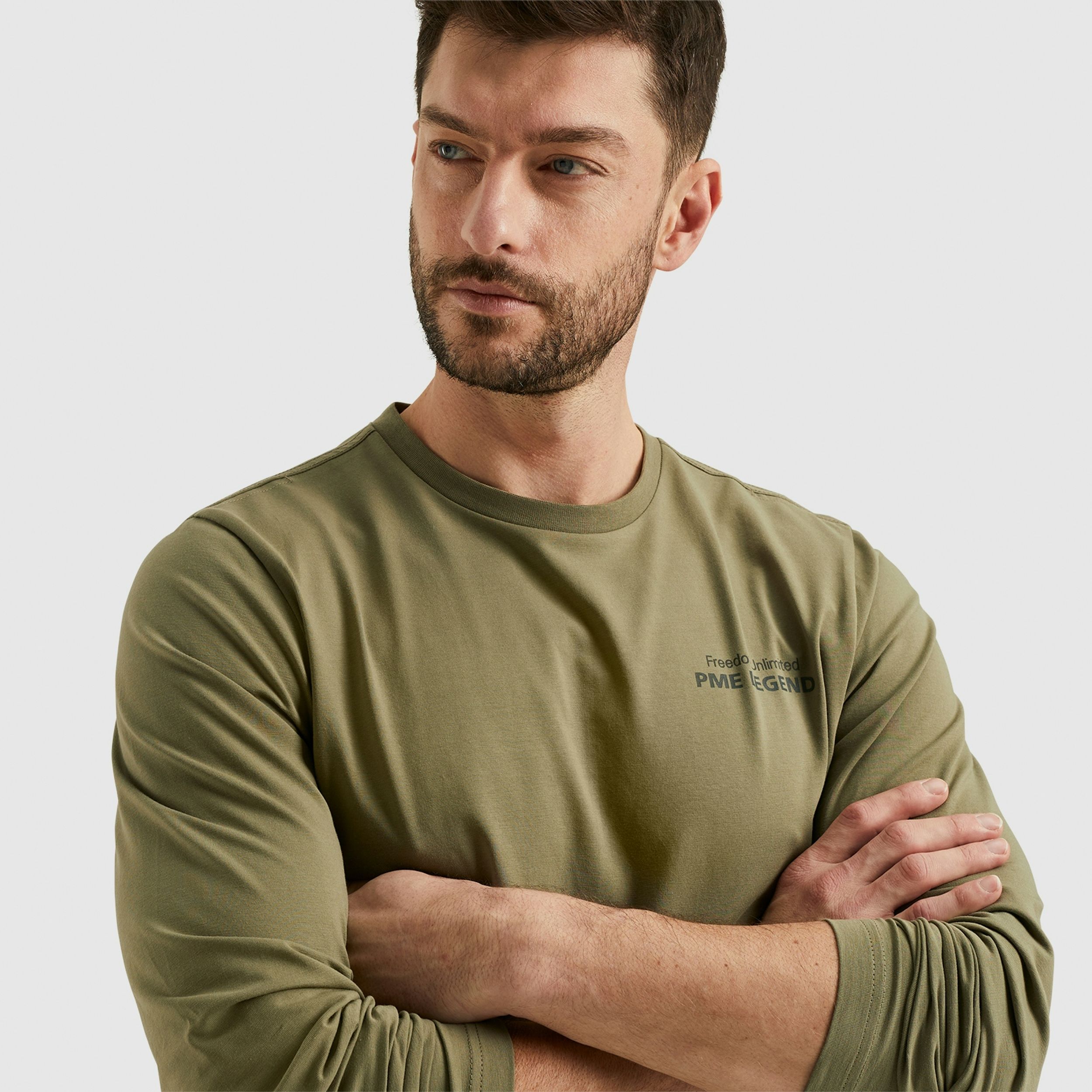 PME Legend |  PME Legend Longsleeve  | XXXL | deep lichen green