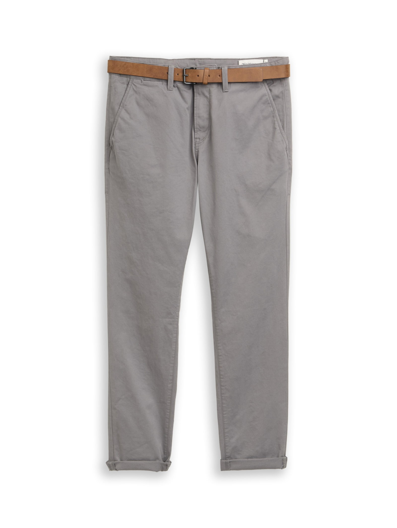 Slim Chino with belt, Castlerock Grey #1