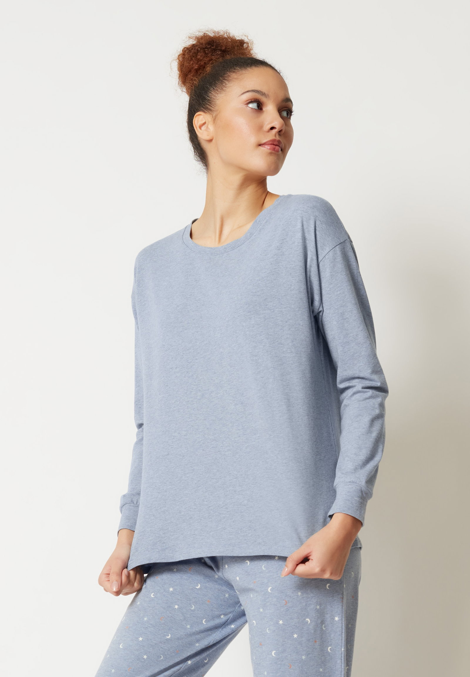 Skiny Damen Shirt langarm Night In Mix & Match #3