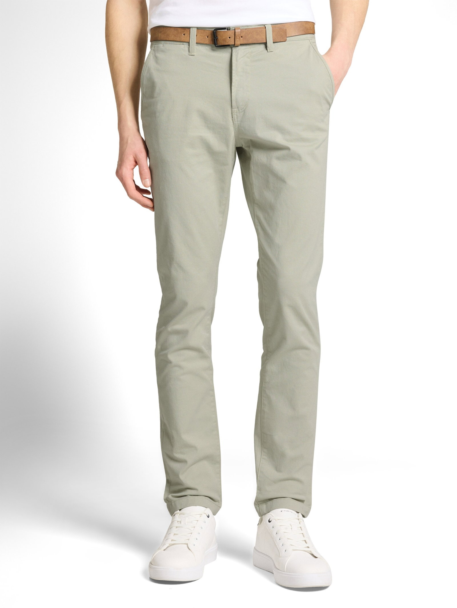 slim chino with belt, elemental grey #2