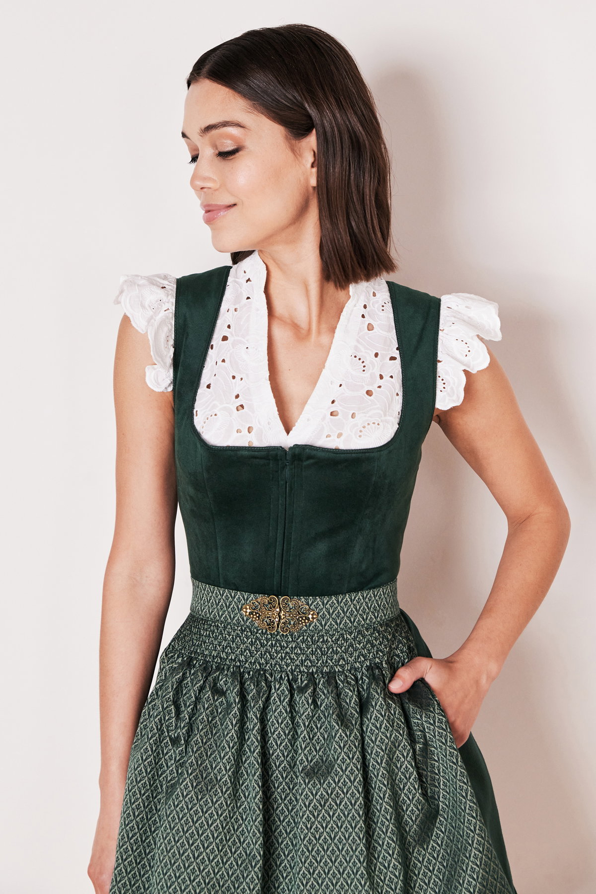 Krüger Madl Dirndl Mididirndl Alisha 60cm #5