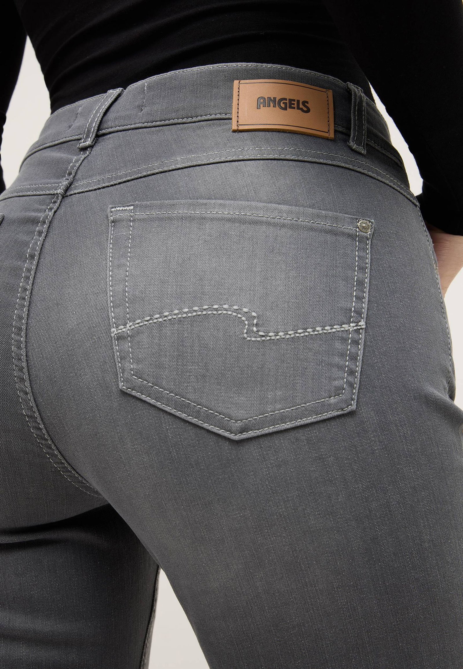 Angels |  Angels Straight Leg Jeans "Cici" | 44/32 | mid grey used