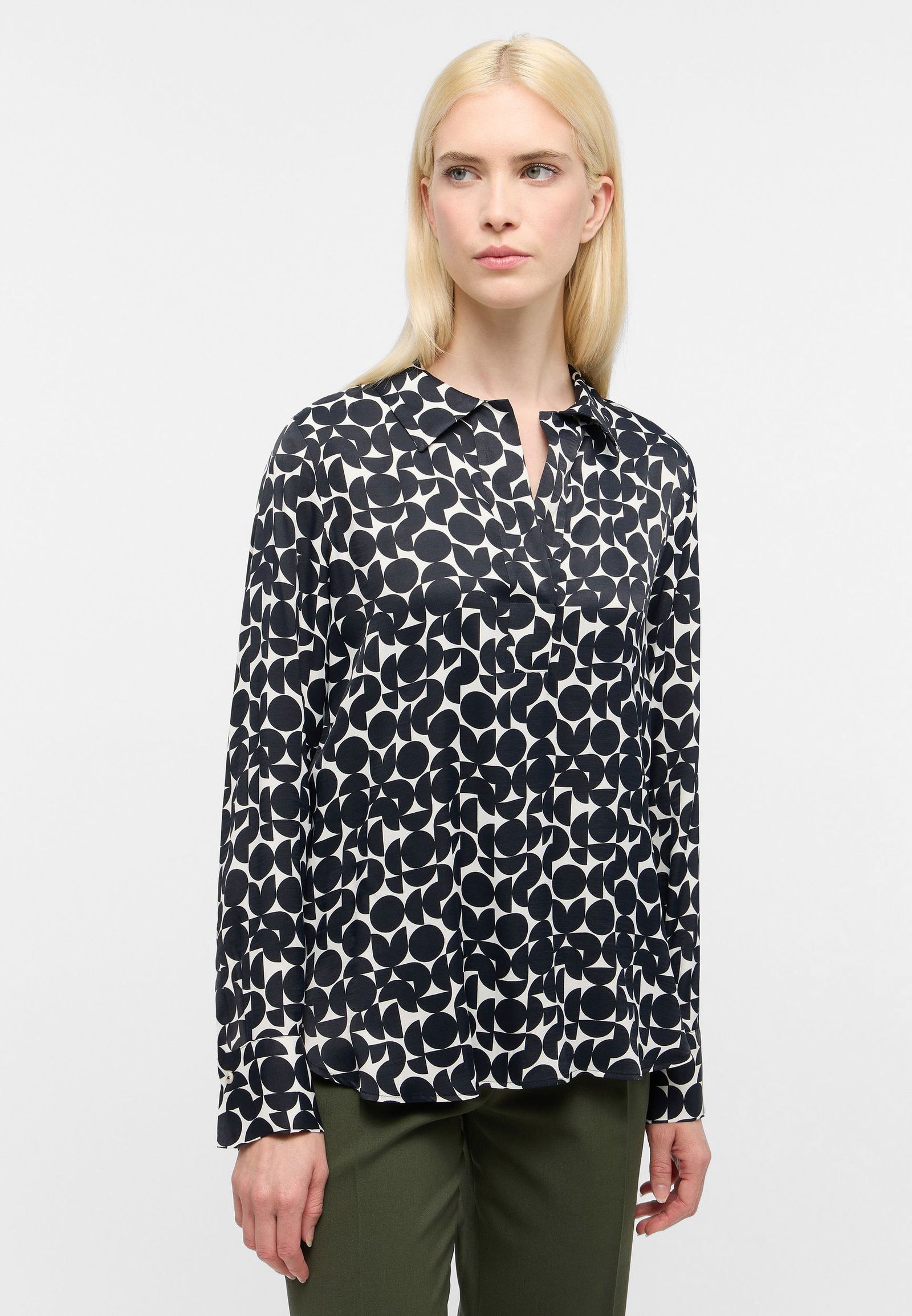 Eterna |  Eterna Druckbluse  | 46