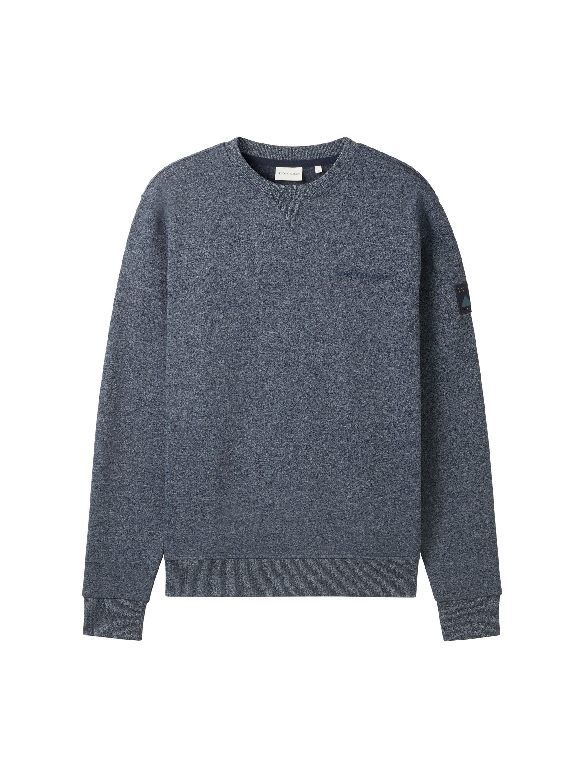 Tom Tailor |  Tom Tailor Pullover  | M | navy grindle structure