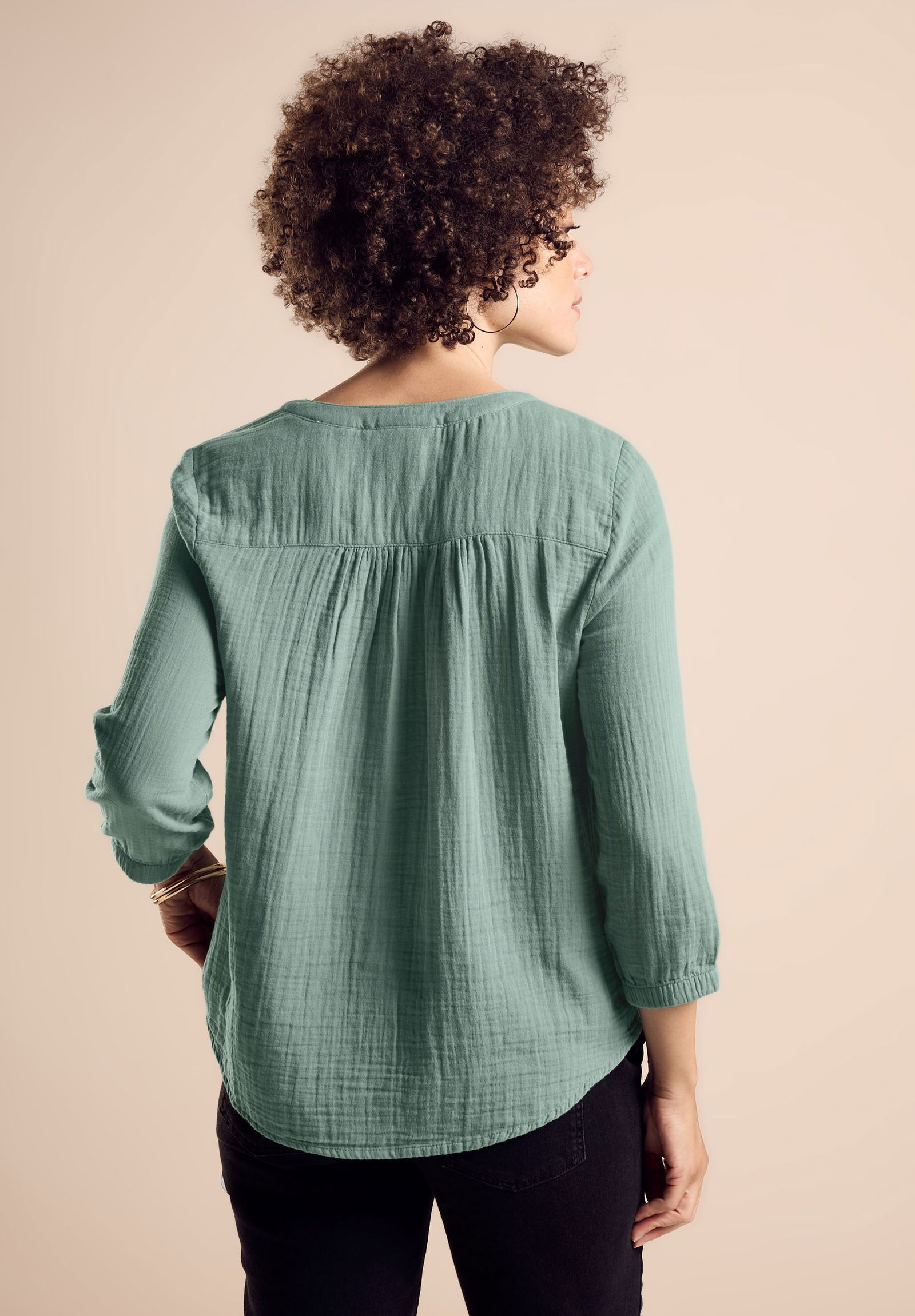 Street One |  Street One Bluse aus Leinen  | 42