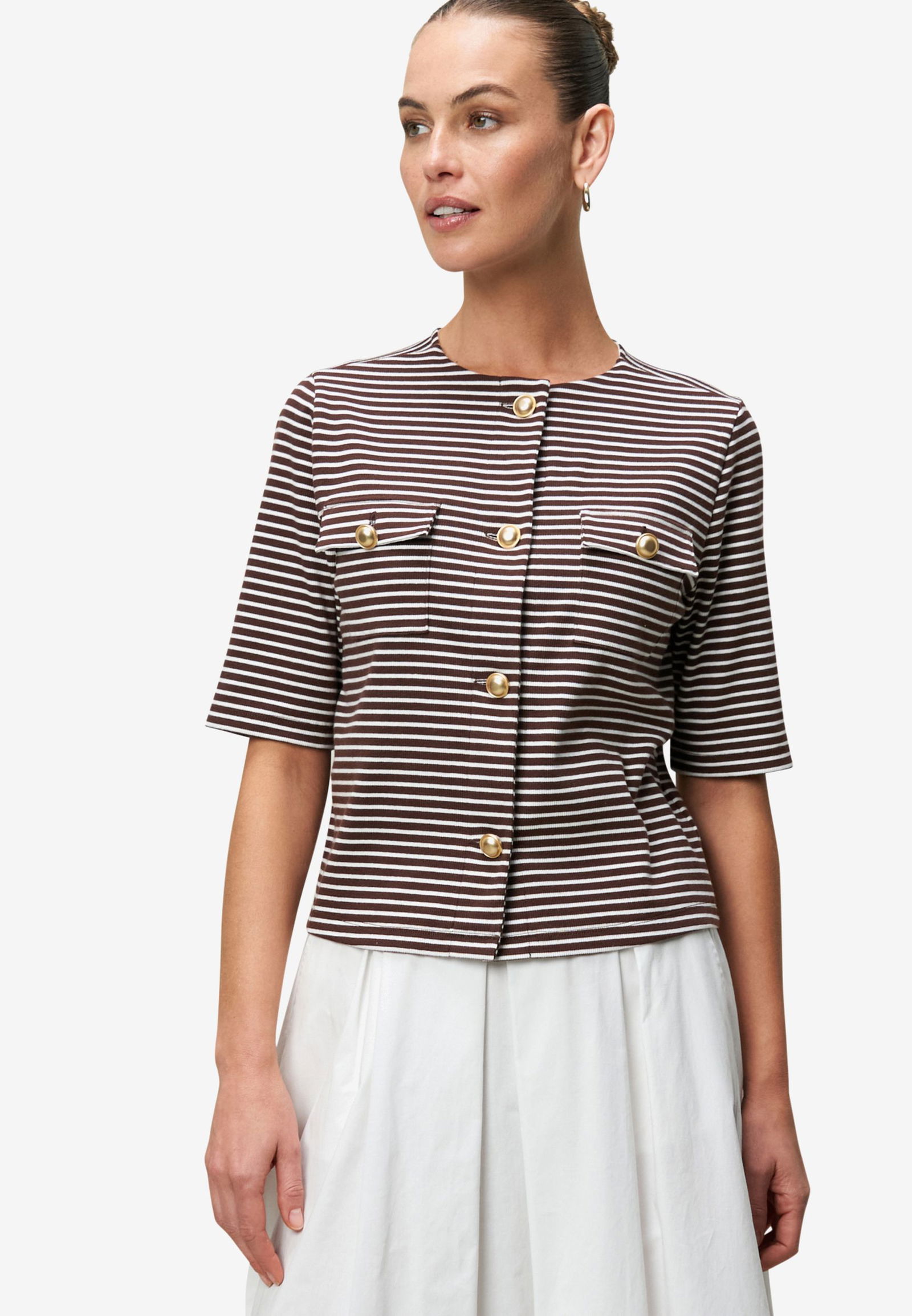 Zero |  Zero Blazer-Jacke | 34 | browncream