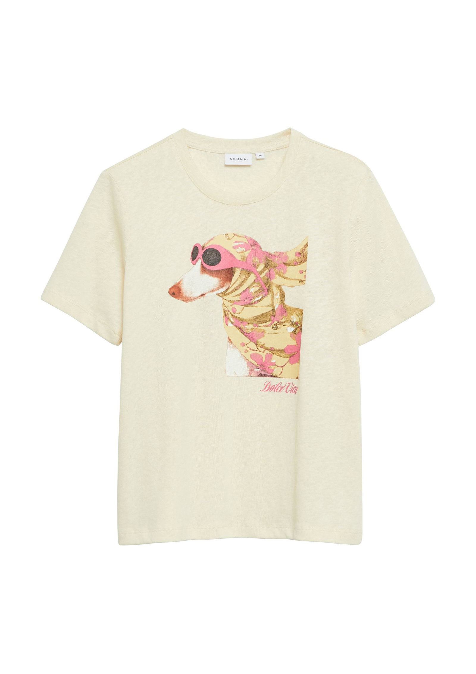 750f054ac55d17d2a8e1174438cc72f0 Comma | T-Shirt | 36 | weiß