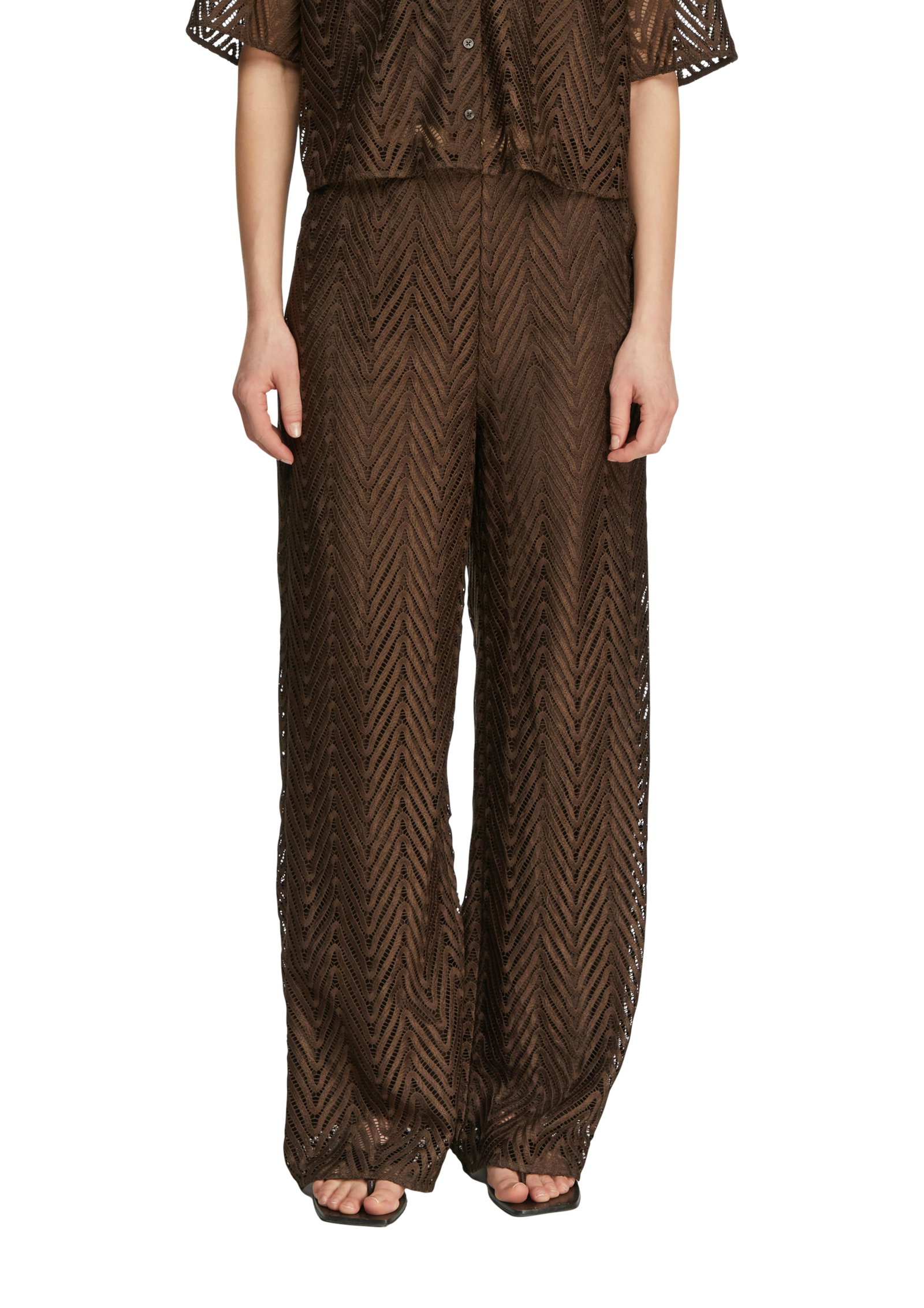 Comma allover-Spitzenhose in Wide-Leg #3