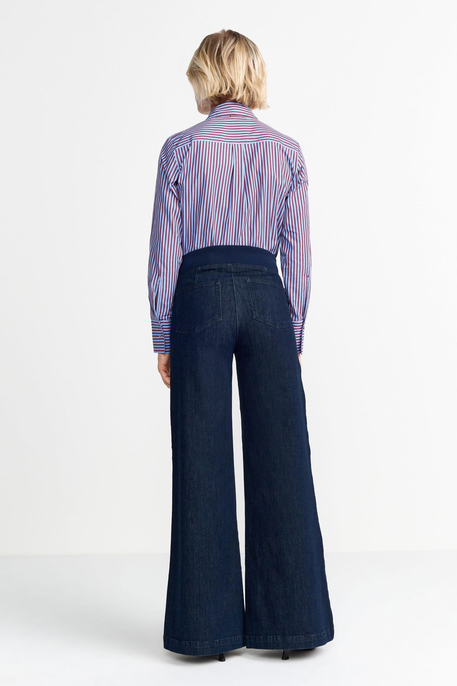 Rich & Royal | Rich & Royal Schmale Hose | 27/32 | denim blue