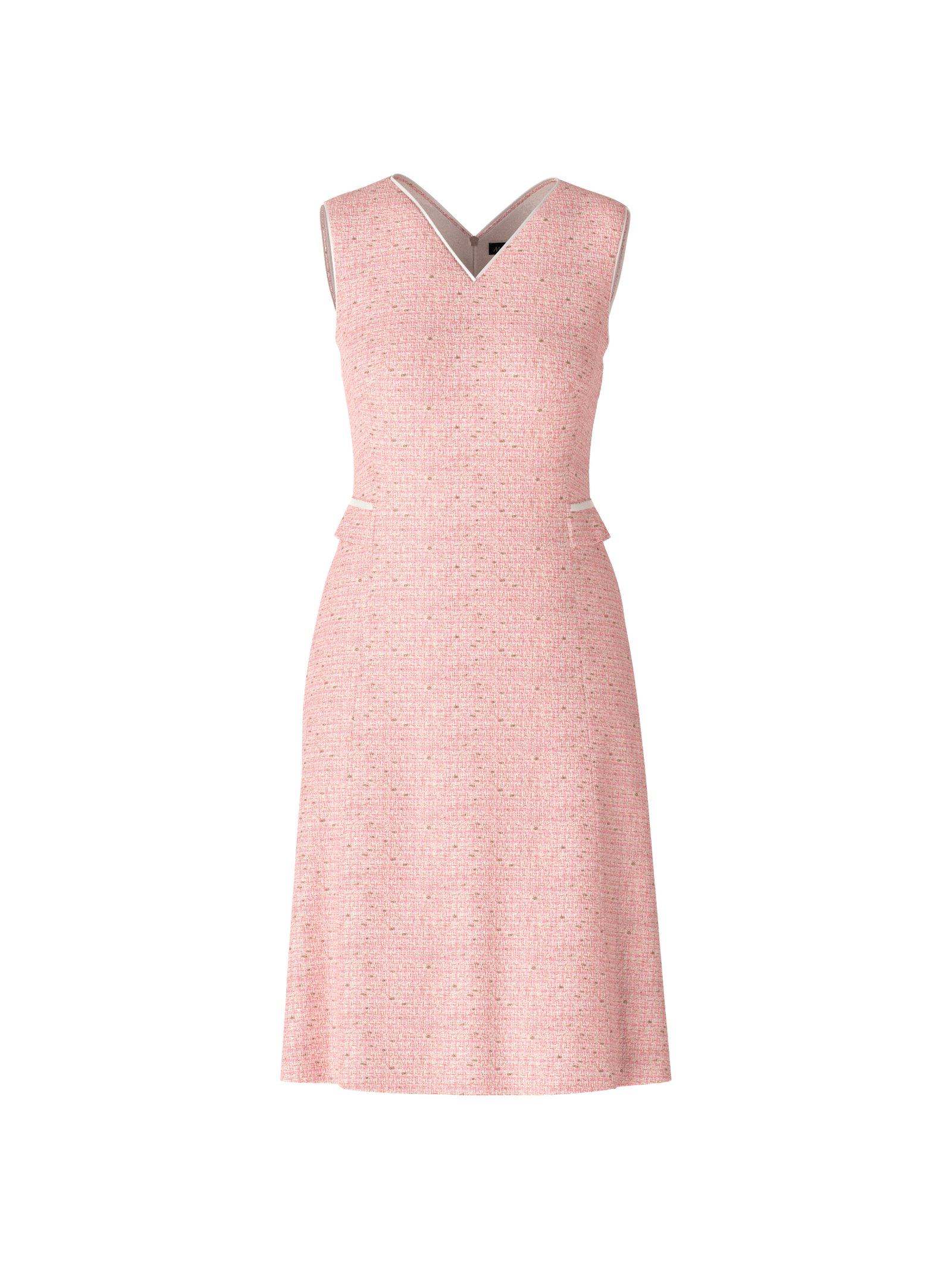 Kurzärmliges Kleid mit Karos #1