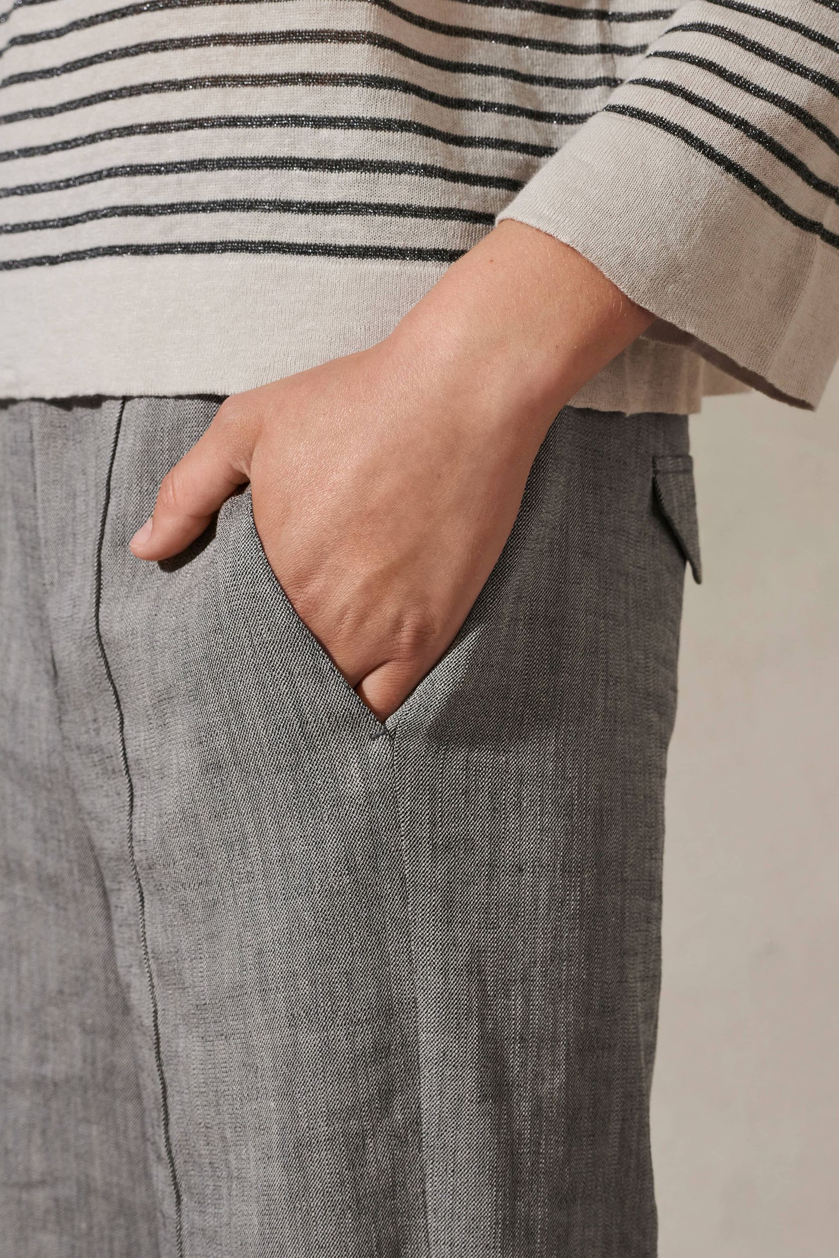 Luisa Cerano Leinenhose 
