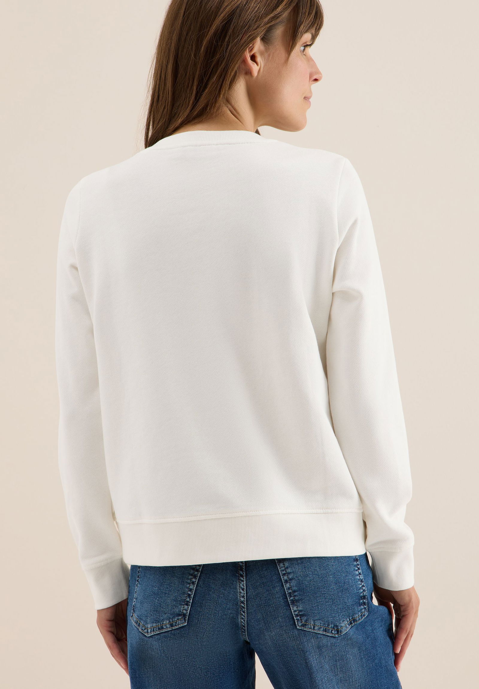 CECIL | CECIL Sweatshirt | XXL | vanilla white