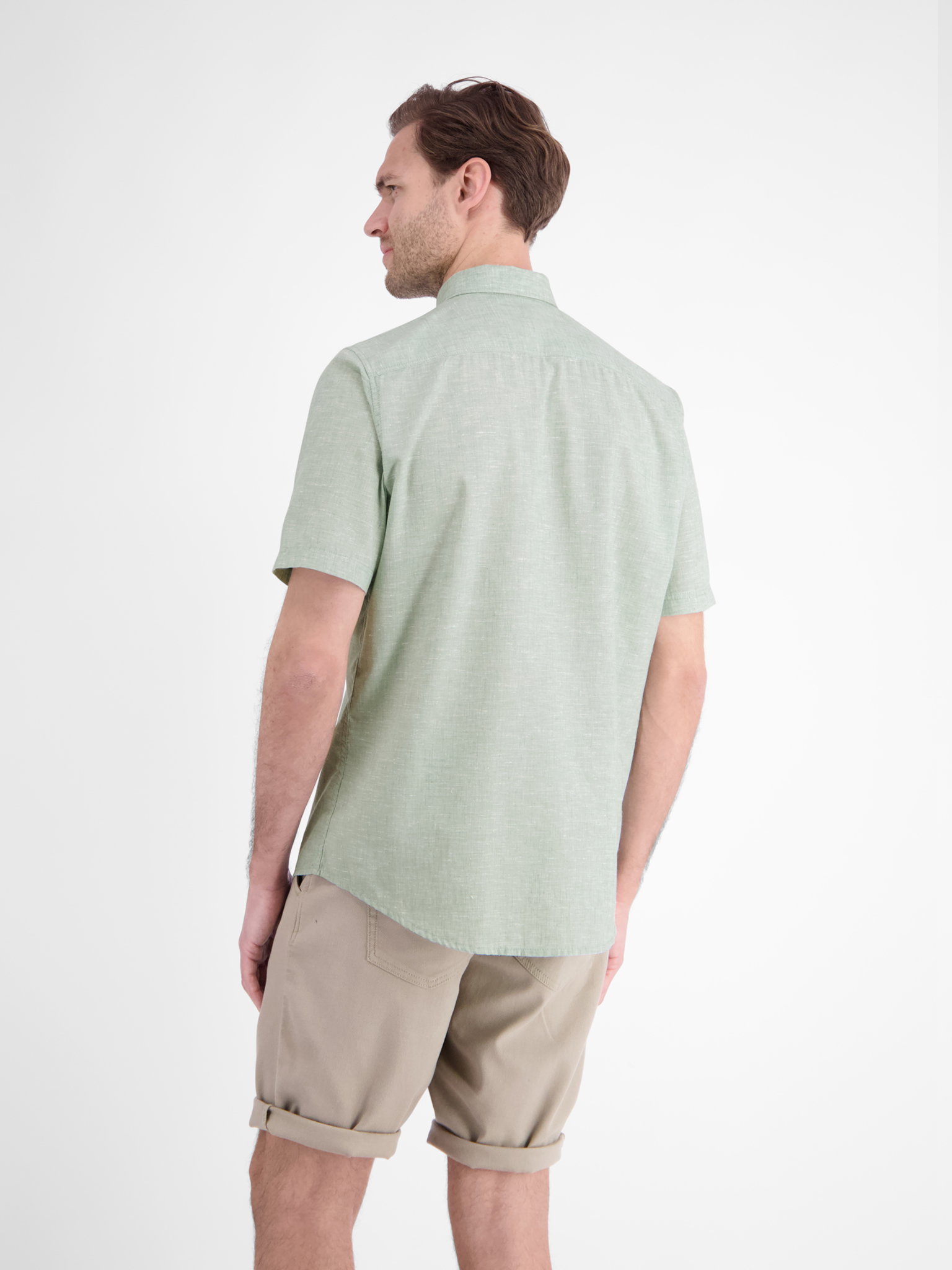 HEMD 1/2 ARM, BAY GREEN #4