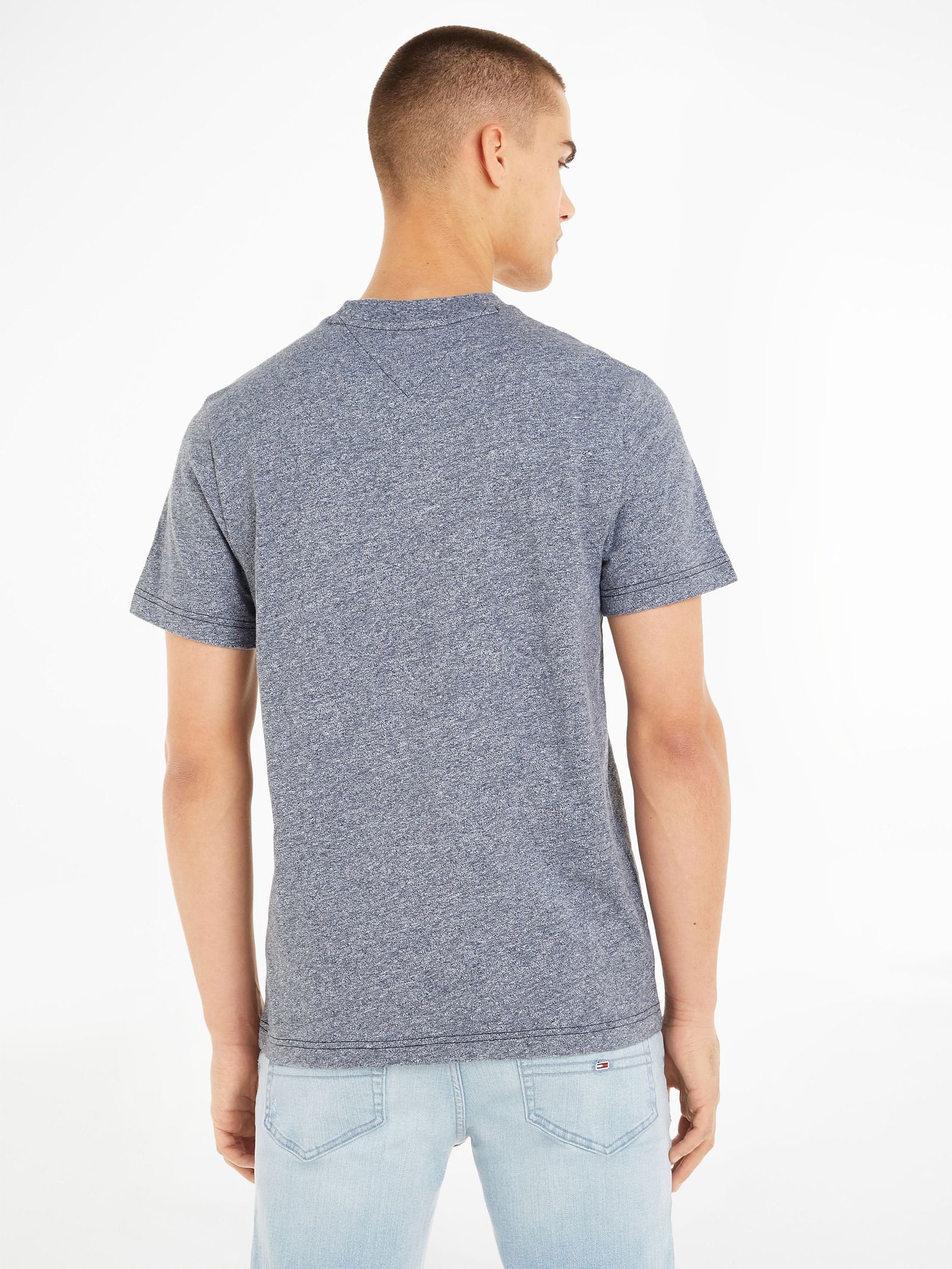 Tommy Jeans |  TJM REG HEATHERED SLUB TEE | XXL | twilight navy