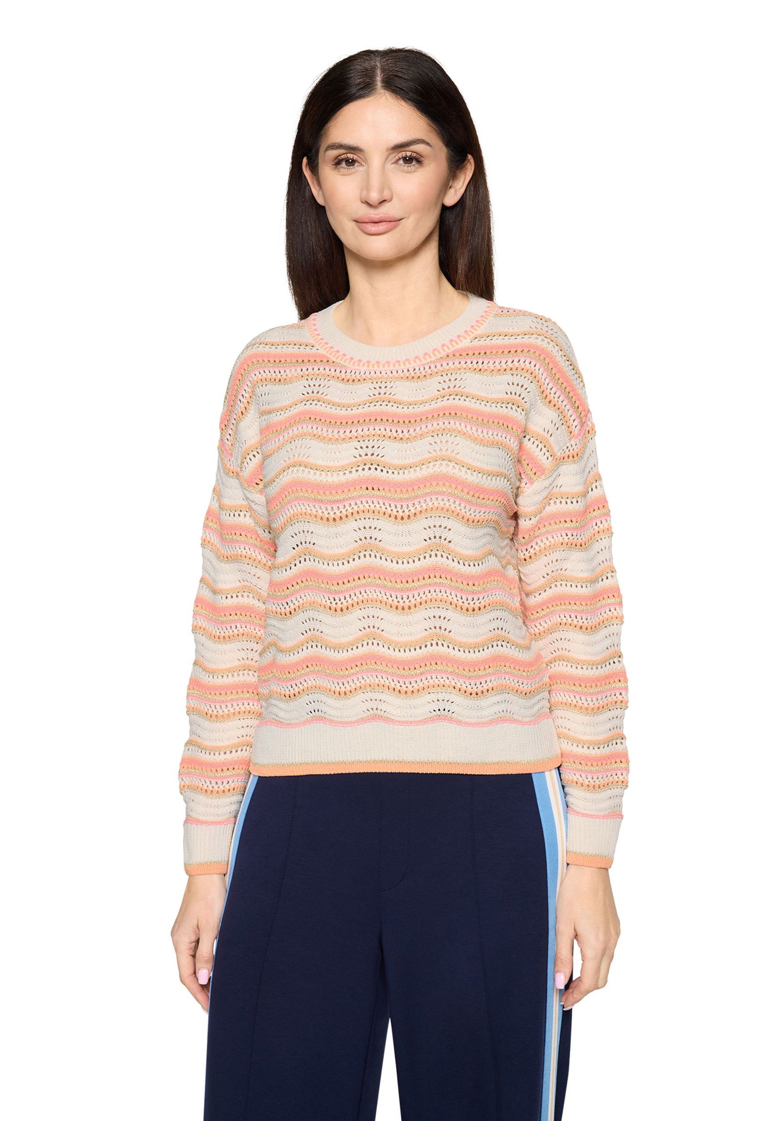 Cartoon |  Cartoon Pullover  | 36 | cream/orange