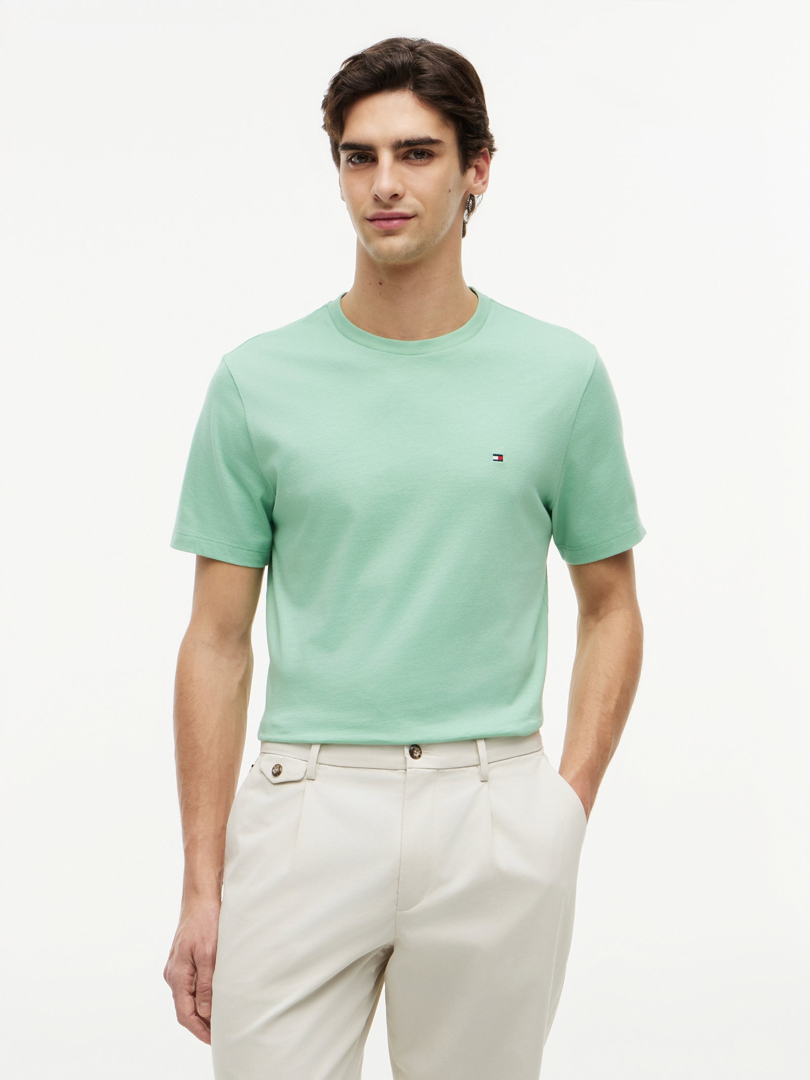 ESS SEASONAL REG FIT SOLID TEE, GREEN #2