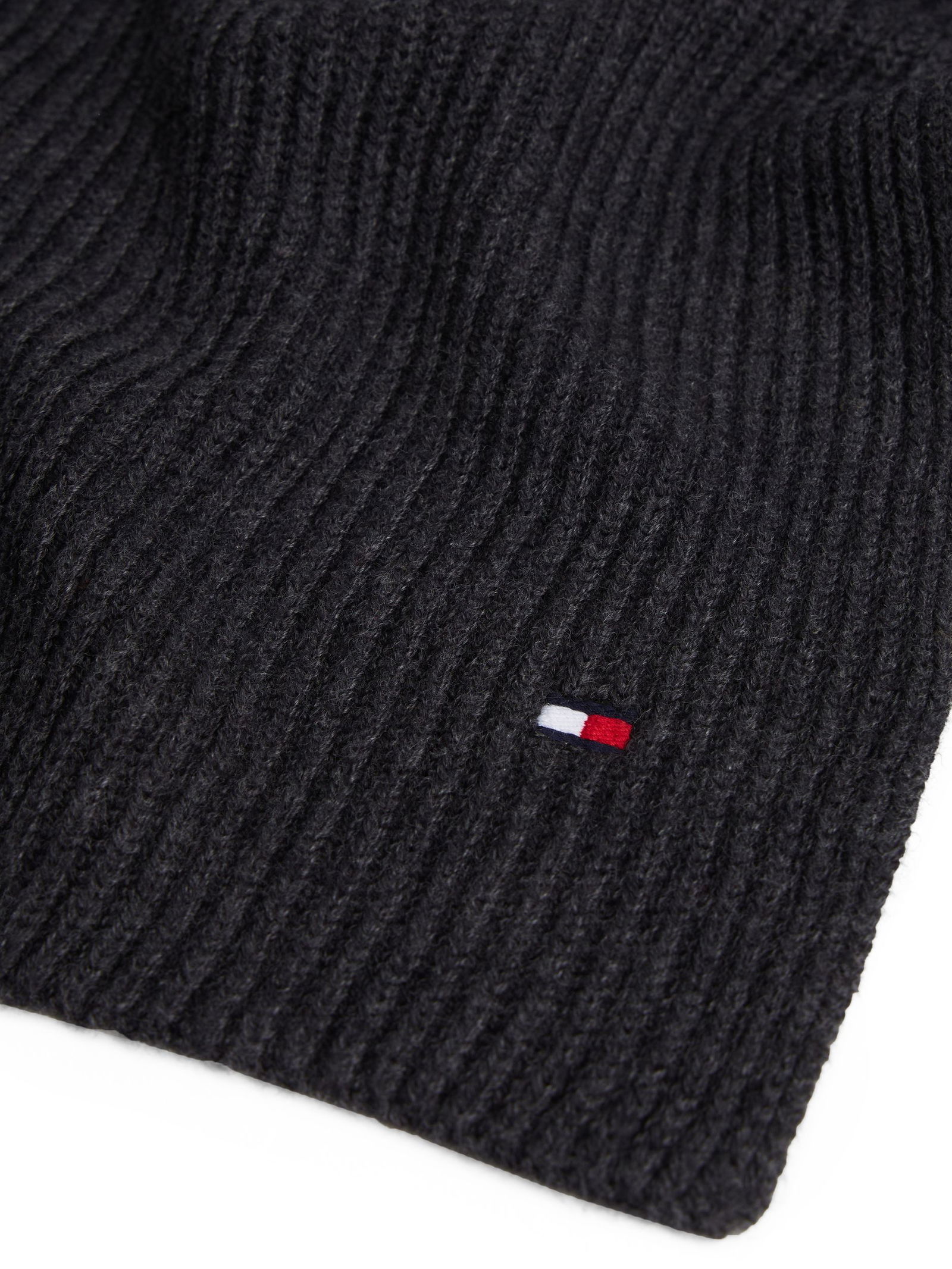 Tommy Hilfiger | Tommy Hilfiger Essential Baumwolle Schal | OS | charcoal gray