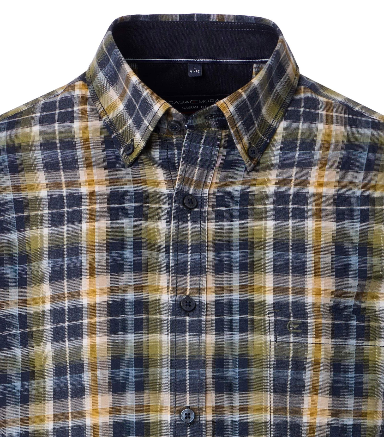 Casa Moda |  Casa Moda Hemd Regular Fit  | L | blau