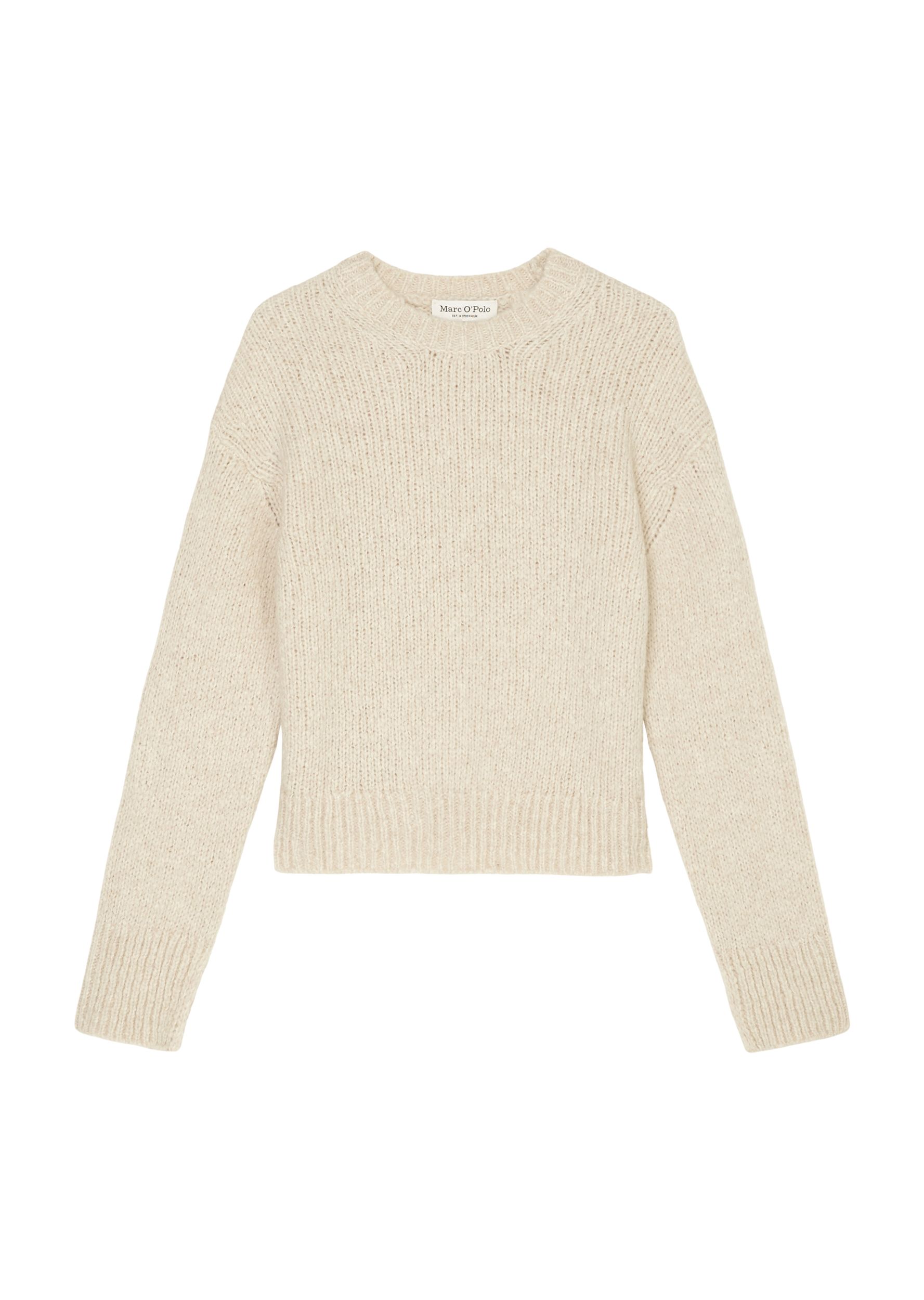 Langärmliger Damen Pullover mit Rundhals-Ausschnitt