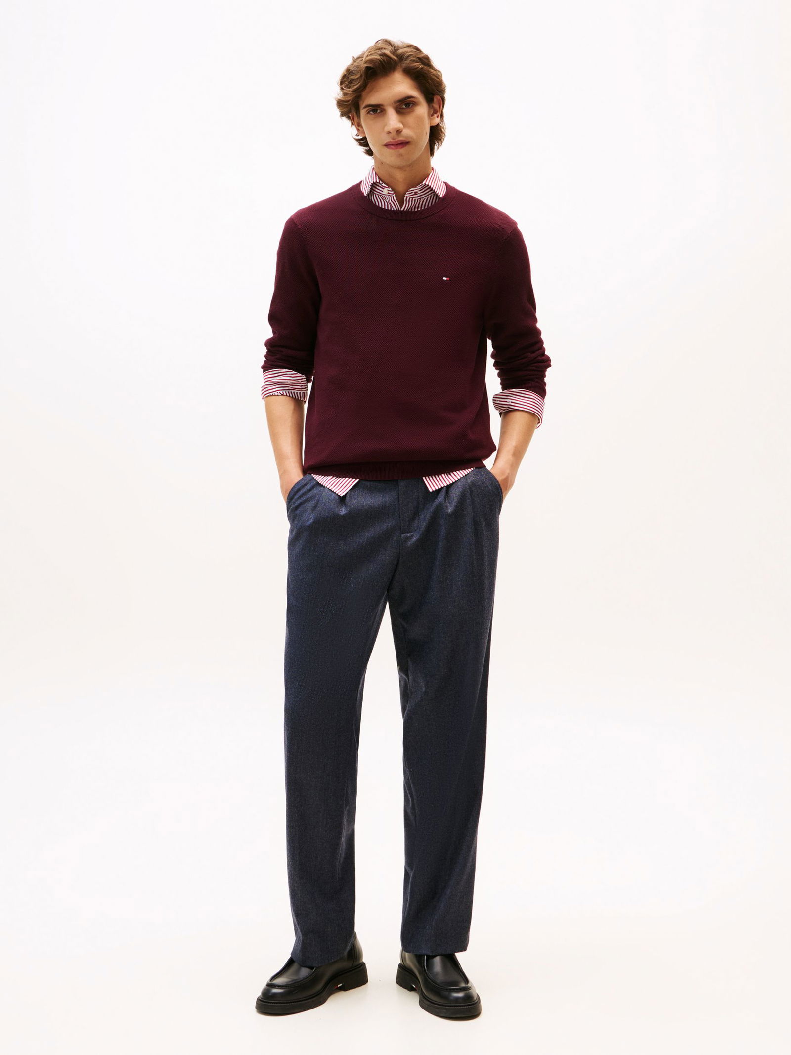 Tommy Hilfiger | Tommy Hilfiger Pullover | XL | deep burgundy