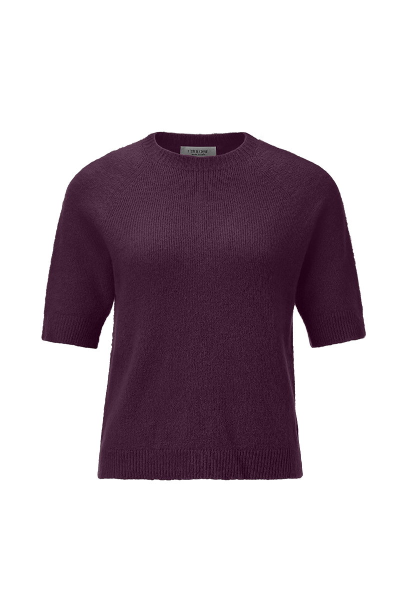 Seamless Crew Short Sleeve, mulberry #1