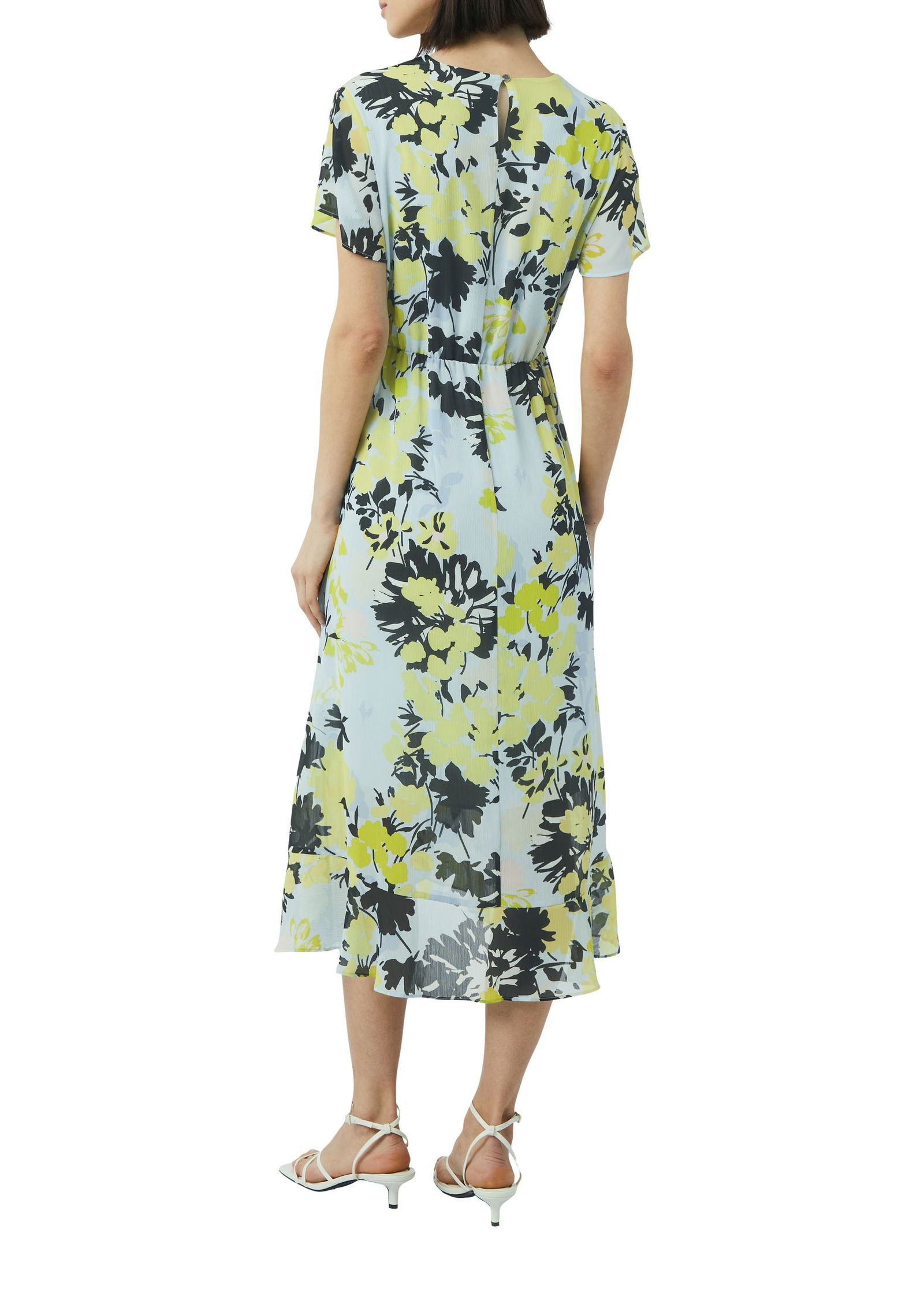 57db0398234551d046f0dbe957351d55 Comma | Comma Freizeitkleid | 44 | blau|mehrfarbig