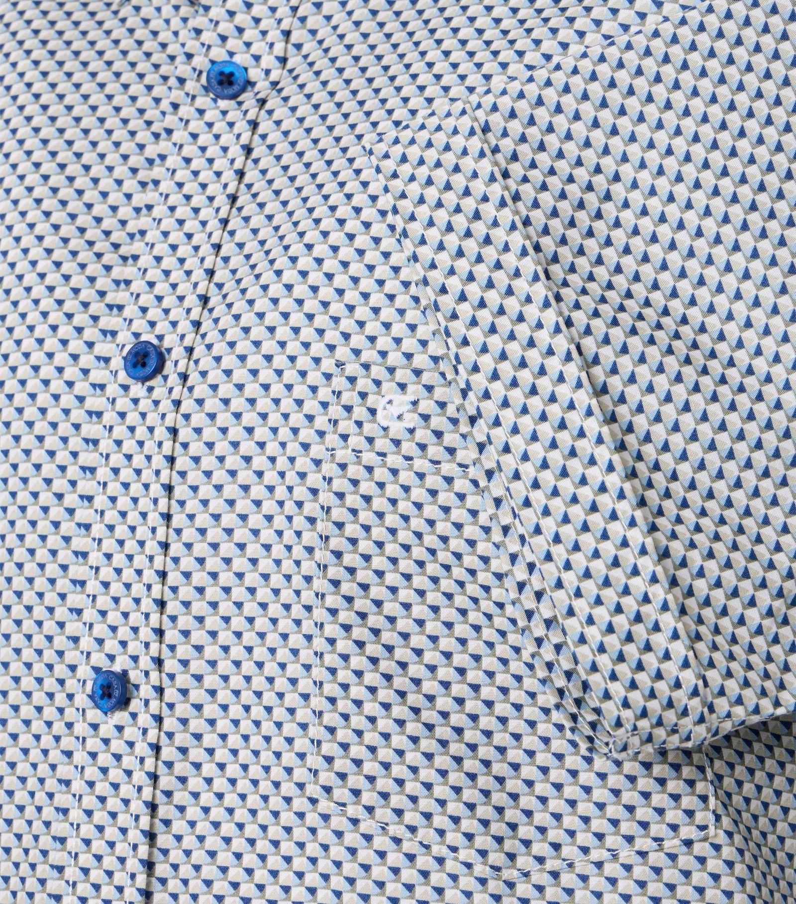  |  B.D. Casual Fit 1/2 Arm, 102 blau | M | blau