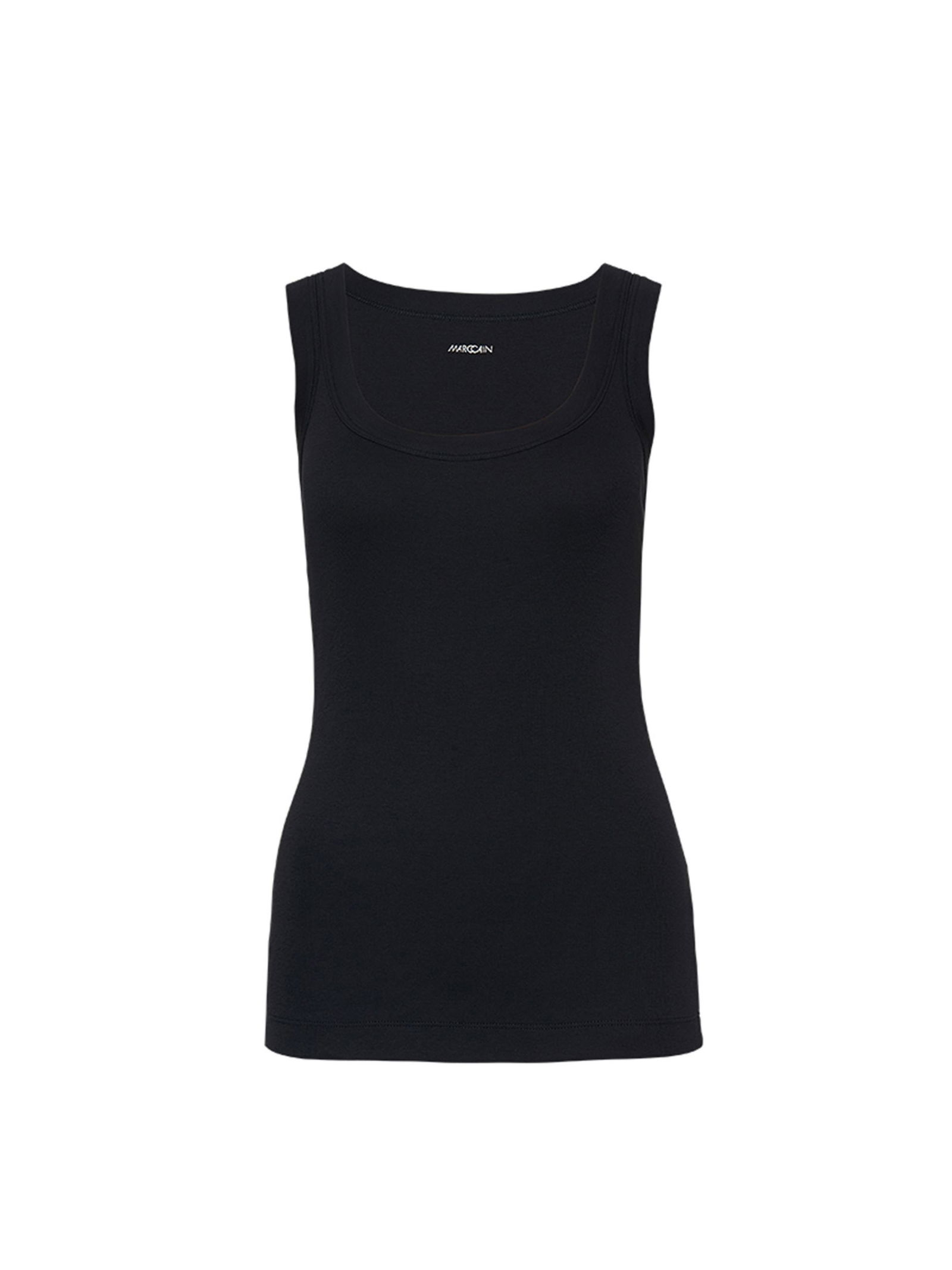 f63c762575170ad19e3b832c58601750 Marc Cain Tanktop aus Feinripp