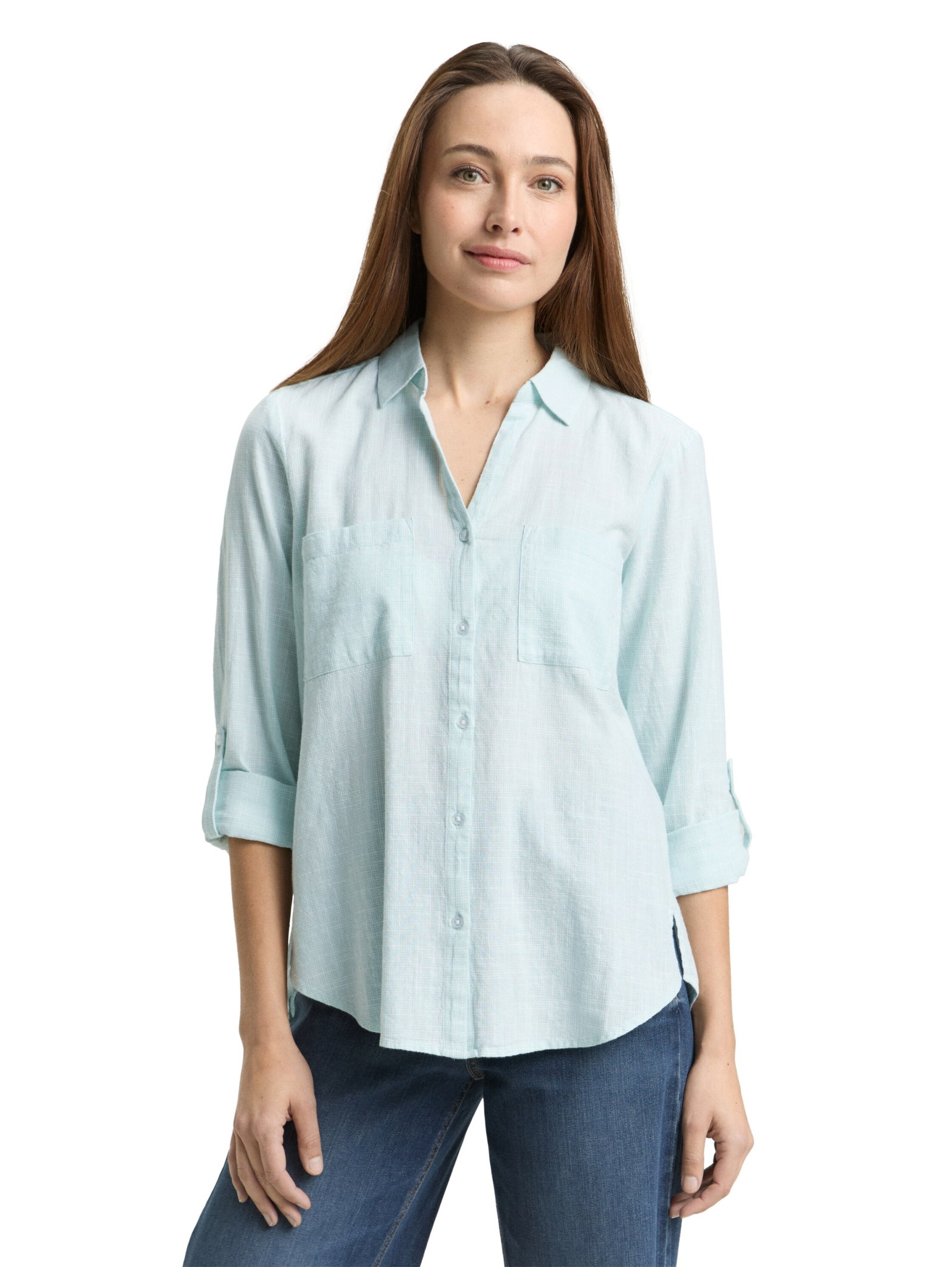 Bluse mit Brusttaschen #6