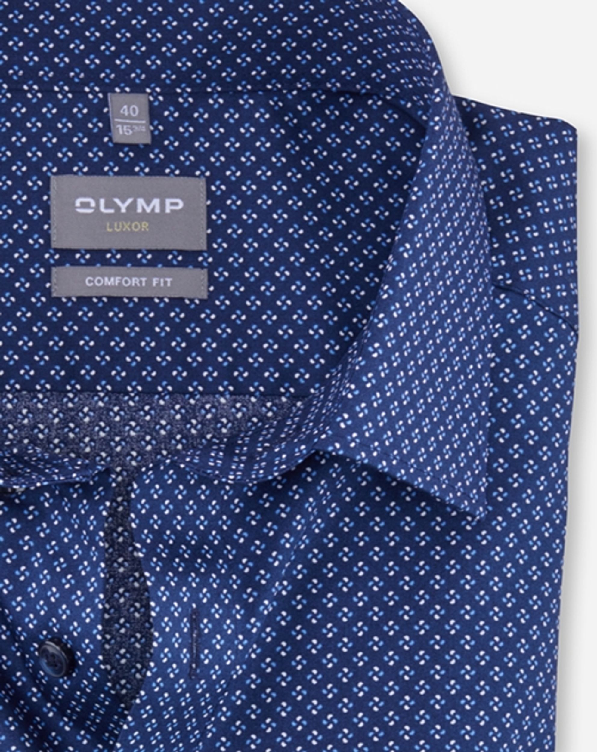 Olymp |  Olymp Hemd Comfort Fit  | 42 | marine