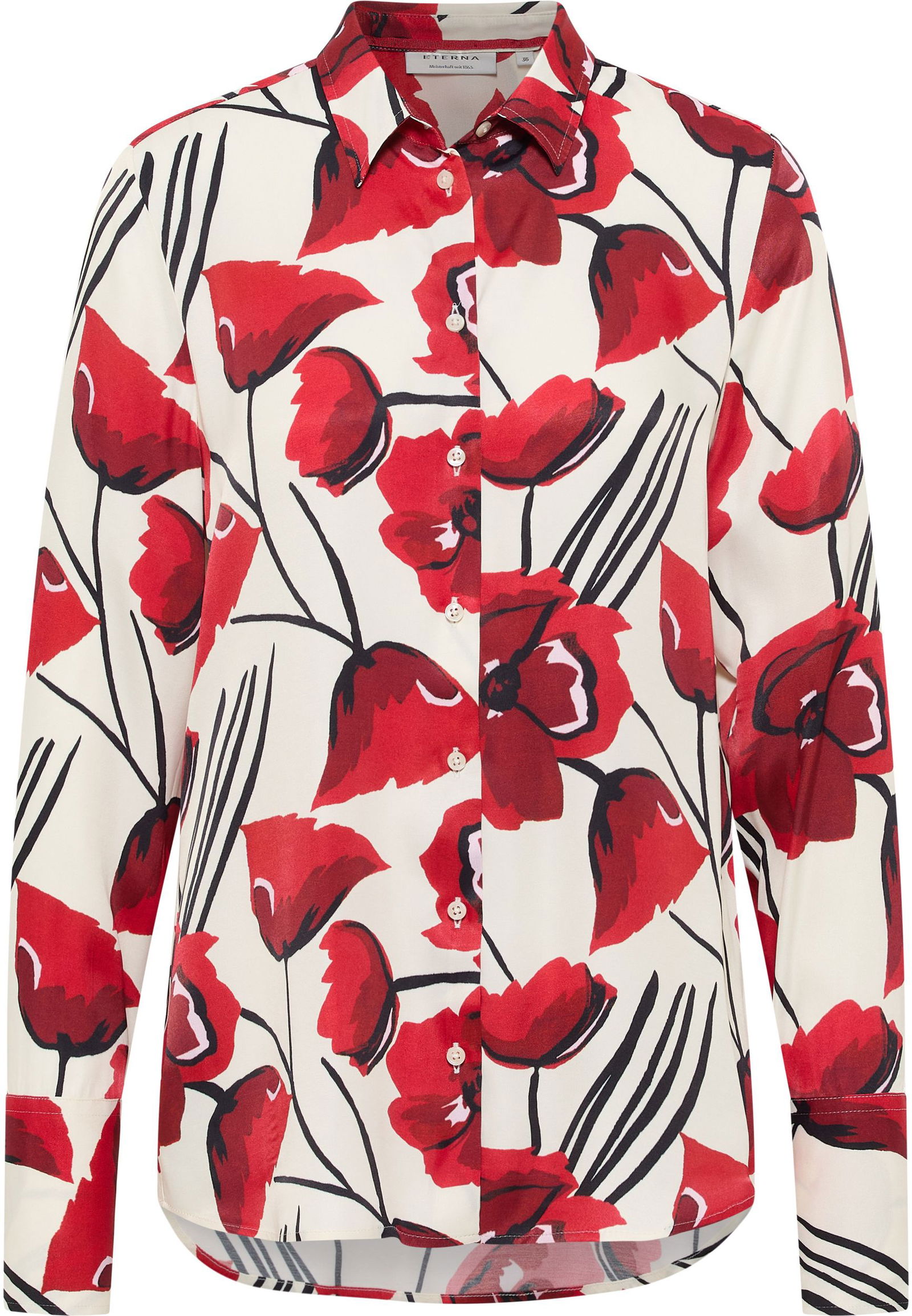 Eterna |  Eterna Druckbluse  | 44